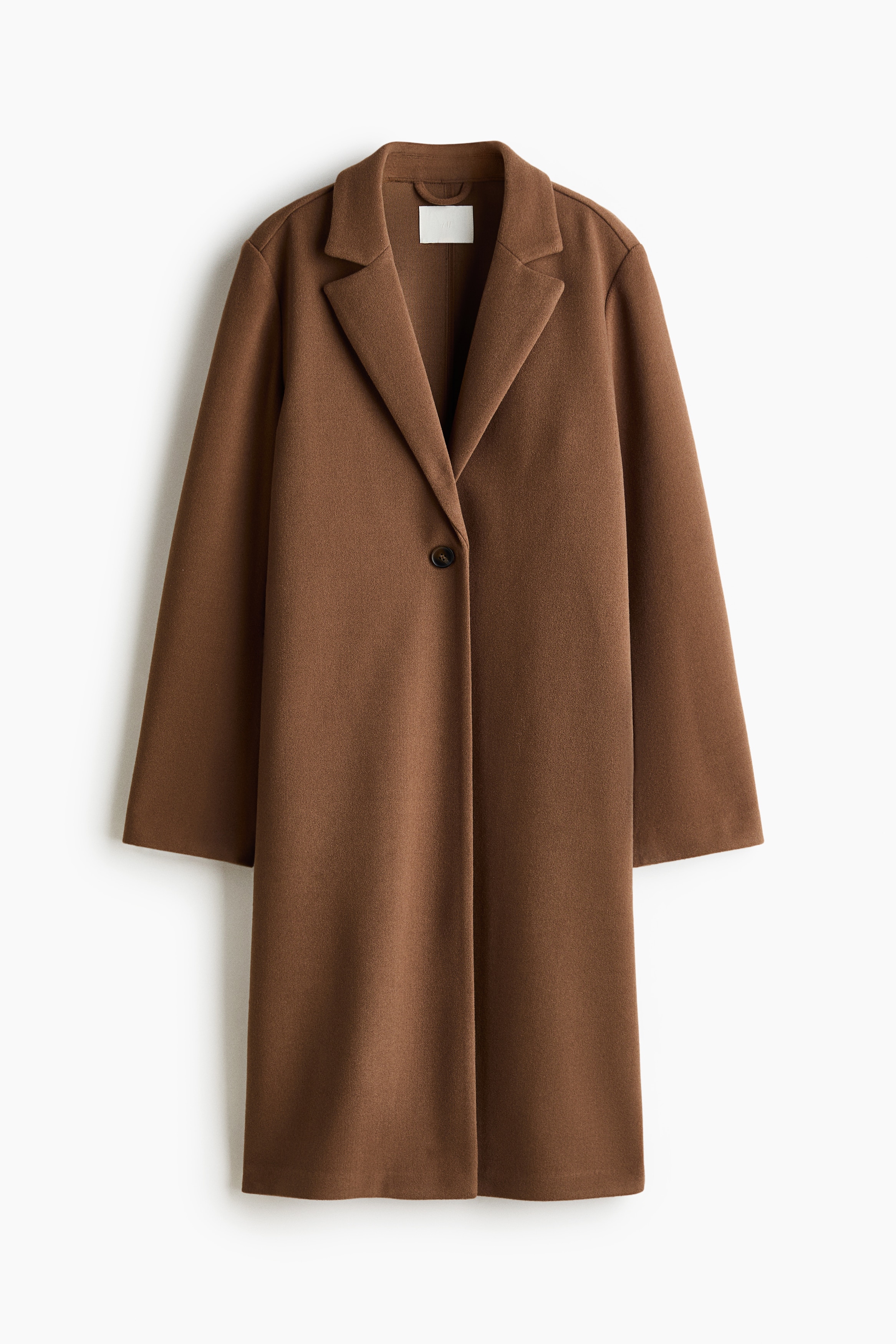 Manteau à fermeture droite - Brun/Taupe clair/Noir/Brun foncé