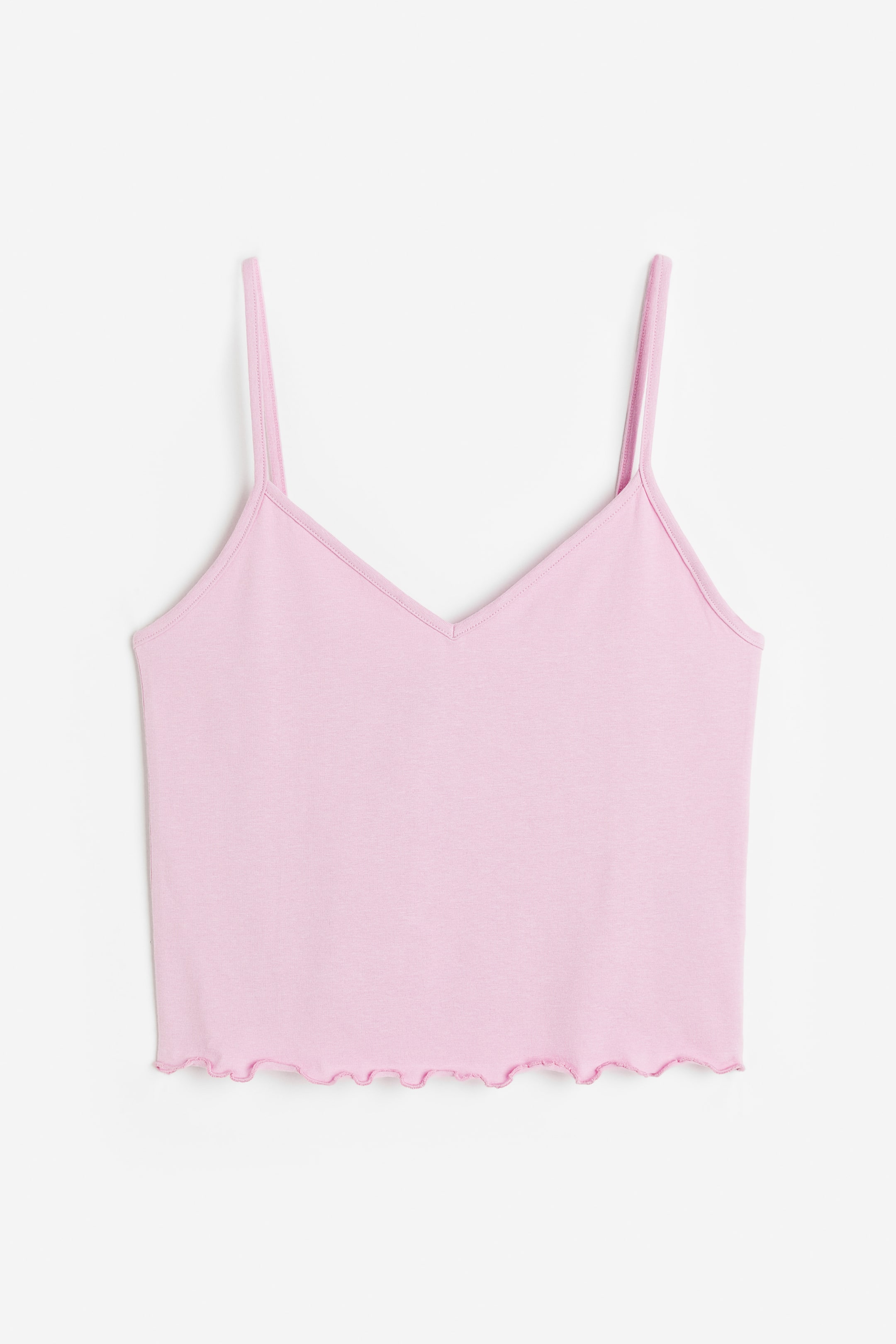 Camisole Crop Top - Light pink - Ladies | H&M US