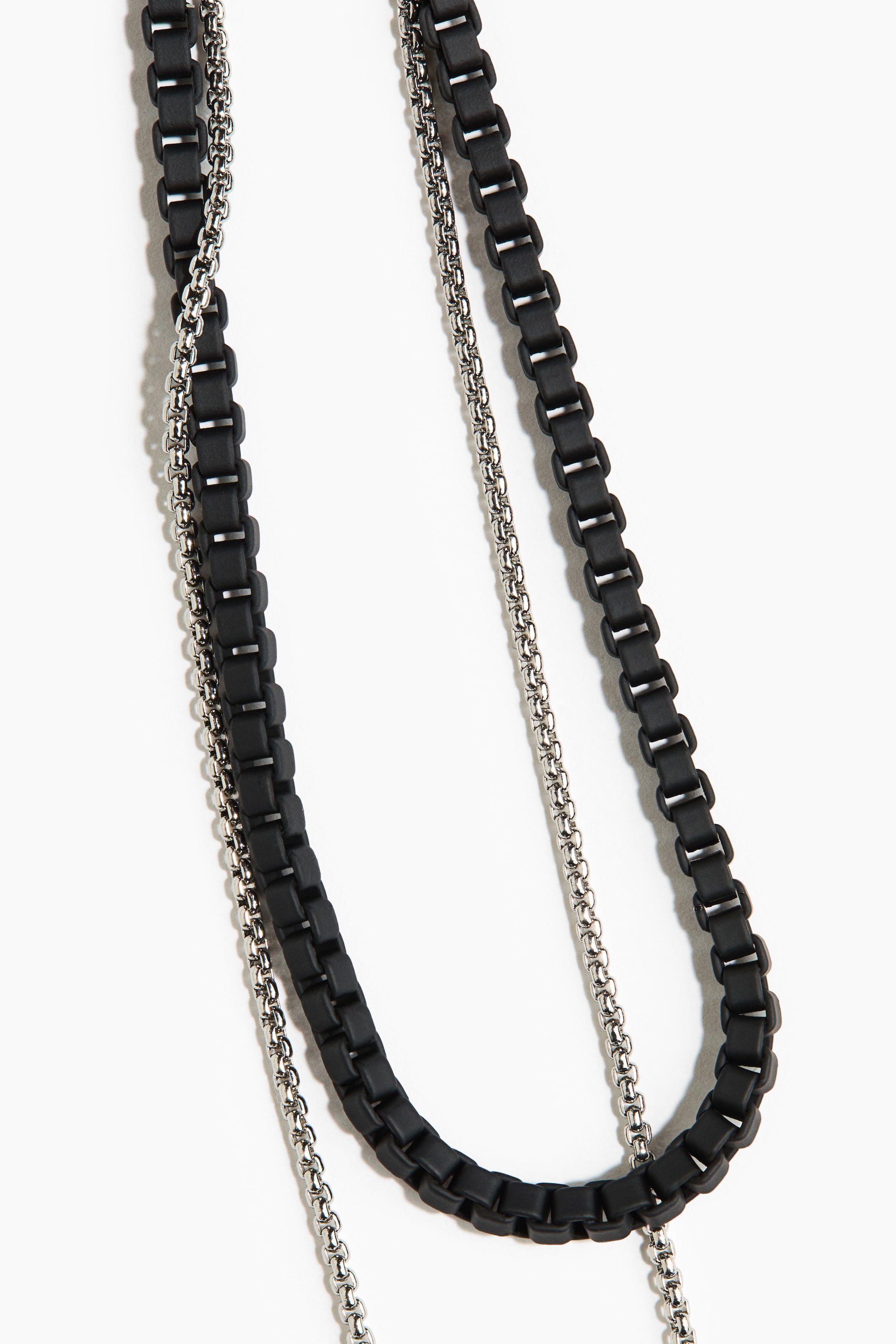Ampliar la imagen: 2-pack de collares - Negro - Men | H&M MX 2