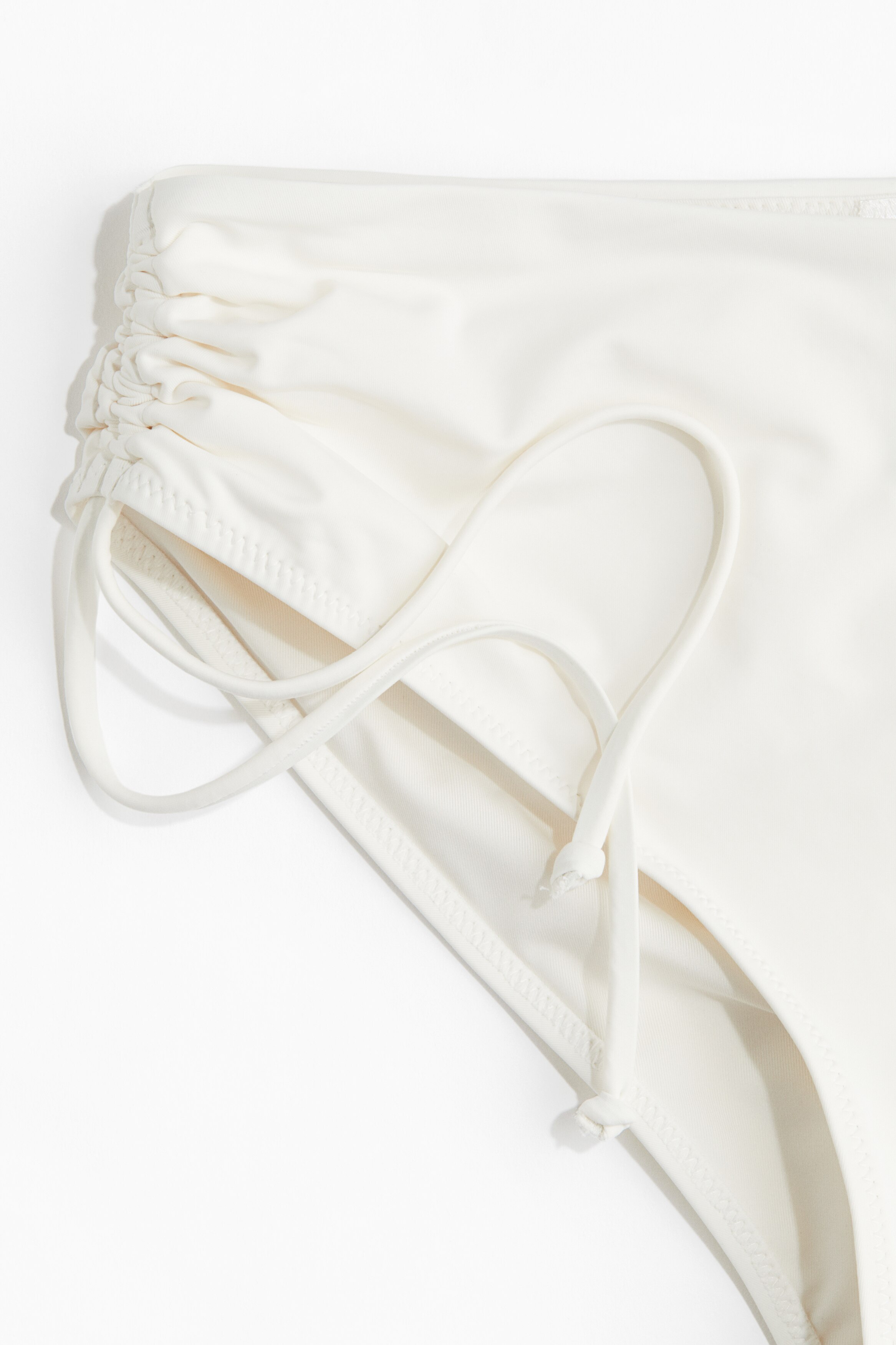 Drawstring-detail bikini bottoms