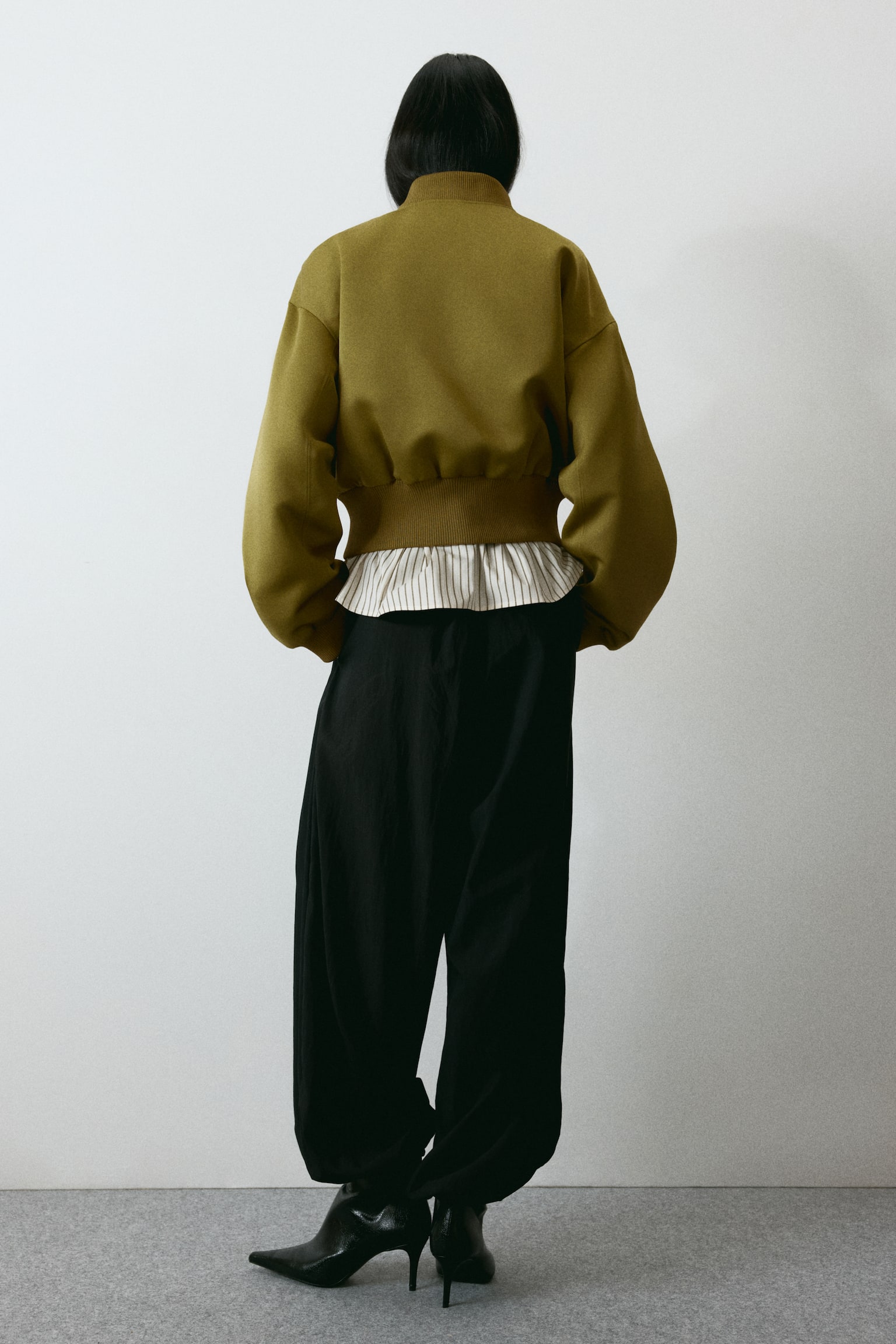 Bomber jacket - Golden olive - 4