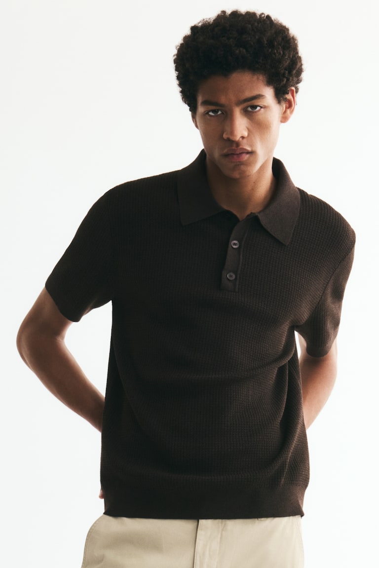 Pletena polo majica Regular Fit