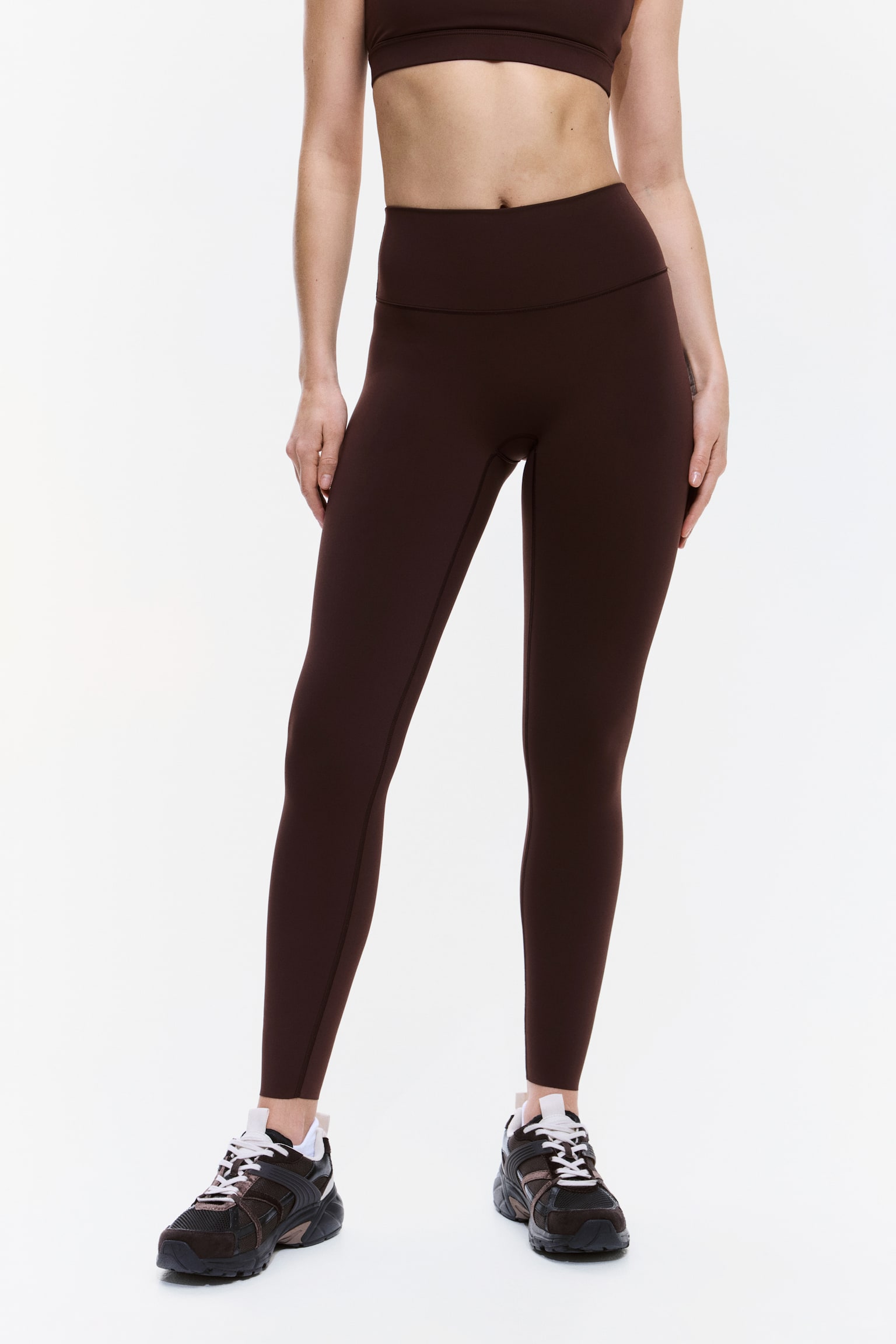 מכנסי טייץ עם מותן גבוה SculptMove™‎ - חום חם/פוקסיה כהה/אפור כהה/כחול קובלט/שחור/בז'/ורוד מסטיק - 5