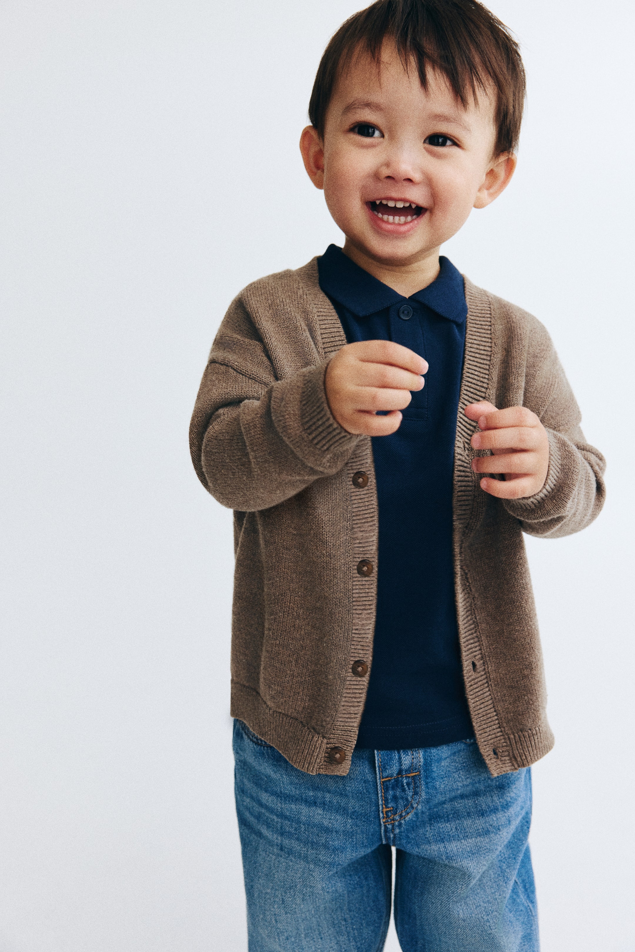 Cotton Knit Cardigan