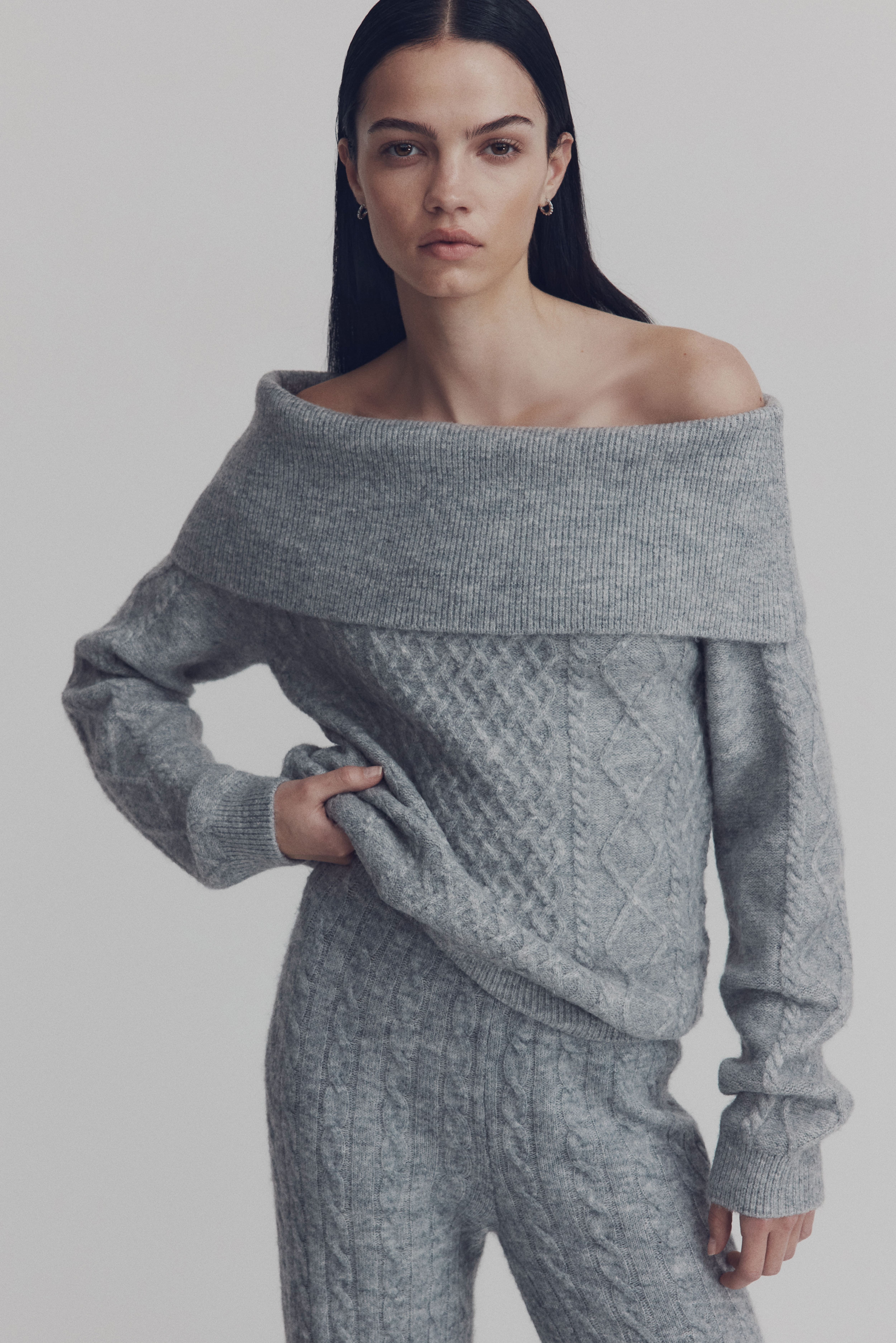 Off-the-Shoulder Sweater