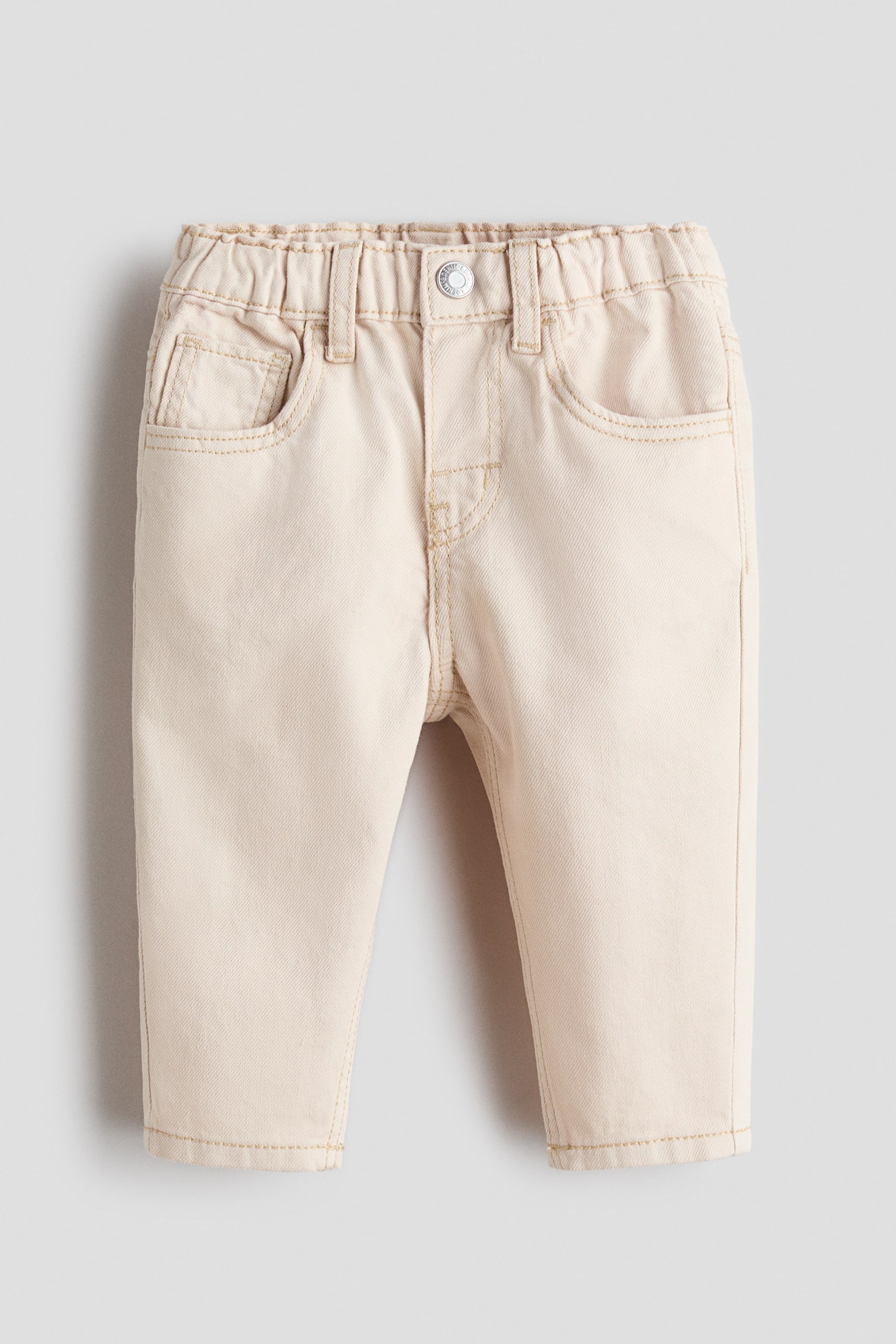 Cotton jeans - Light beige/Denim blue/Denim blue - 1