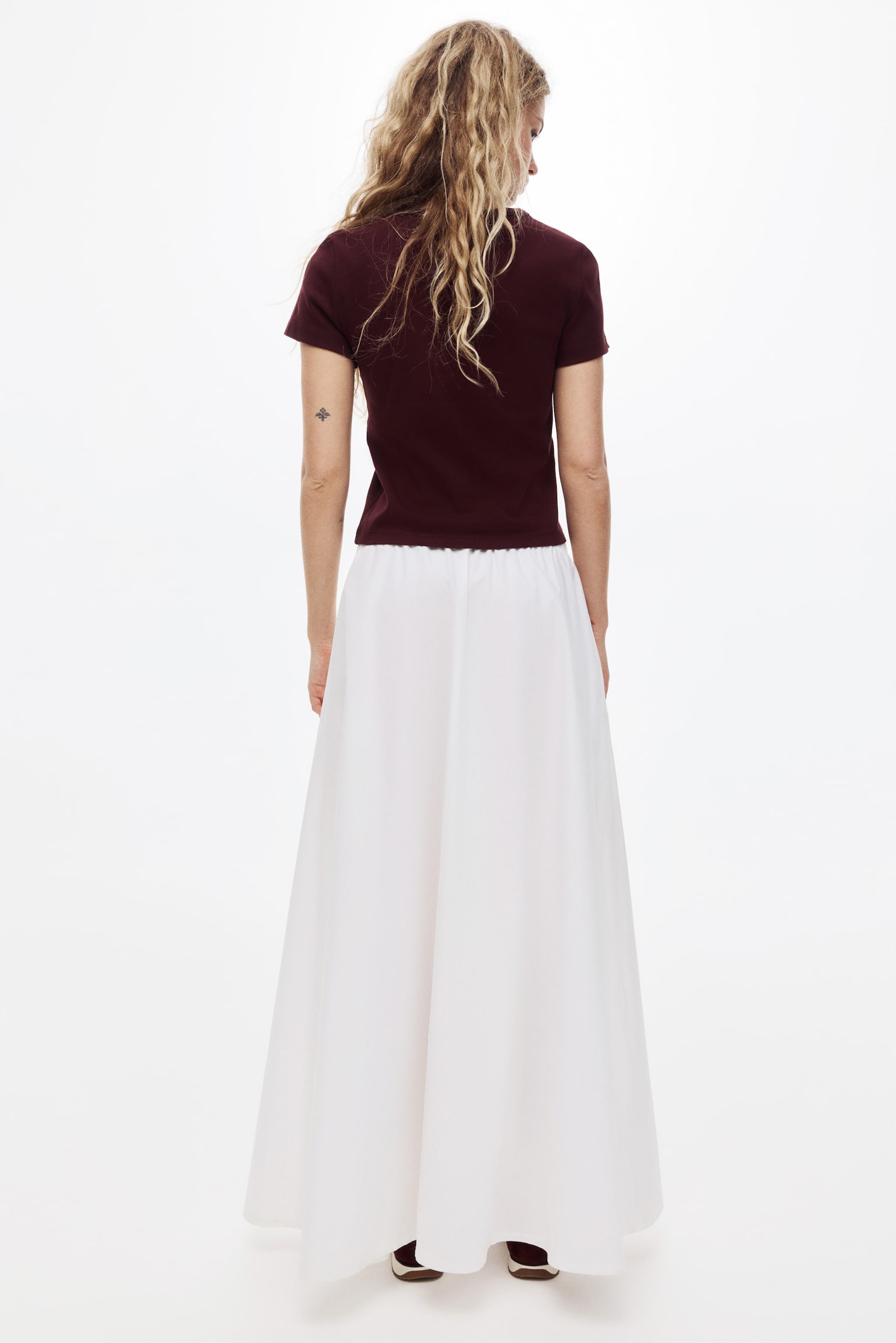 Print-motif T-shirt - Burgundy/Paris - 3