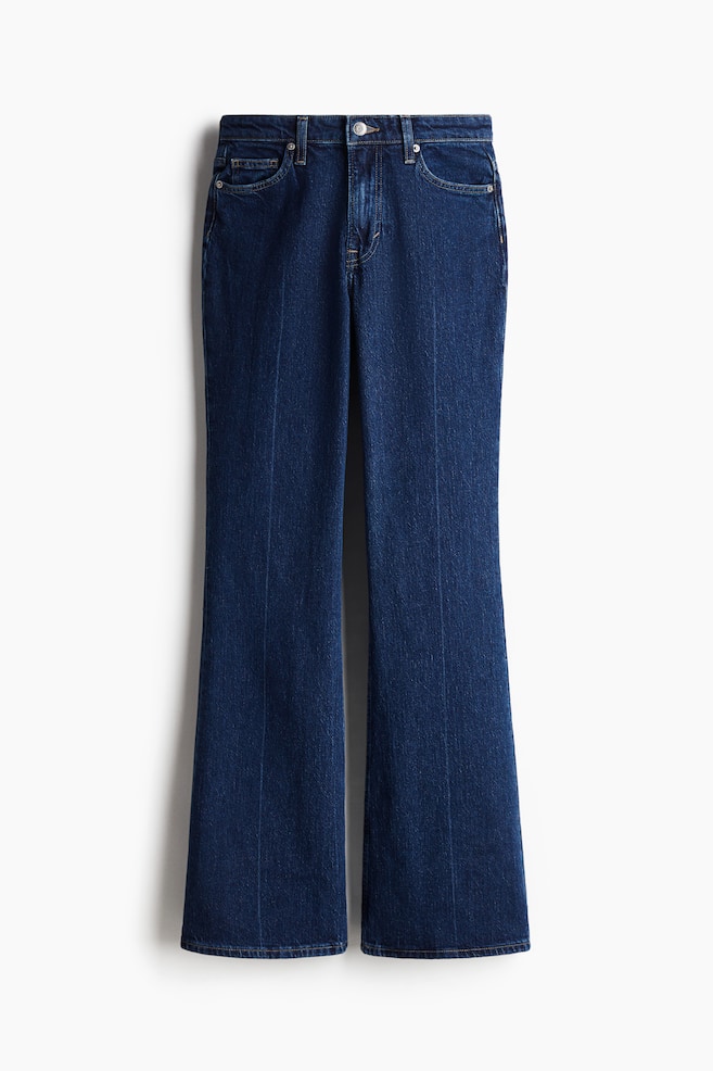 Curvy Fit Flared High Jeans - Azul denim oscuro/Azul denim claro/Azul denim claro - 1