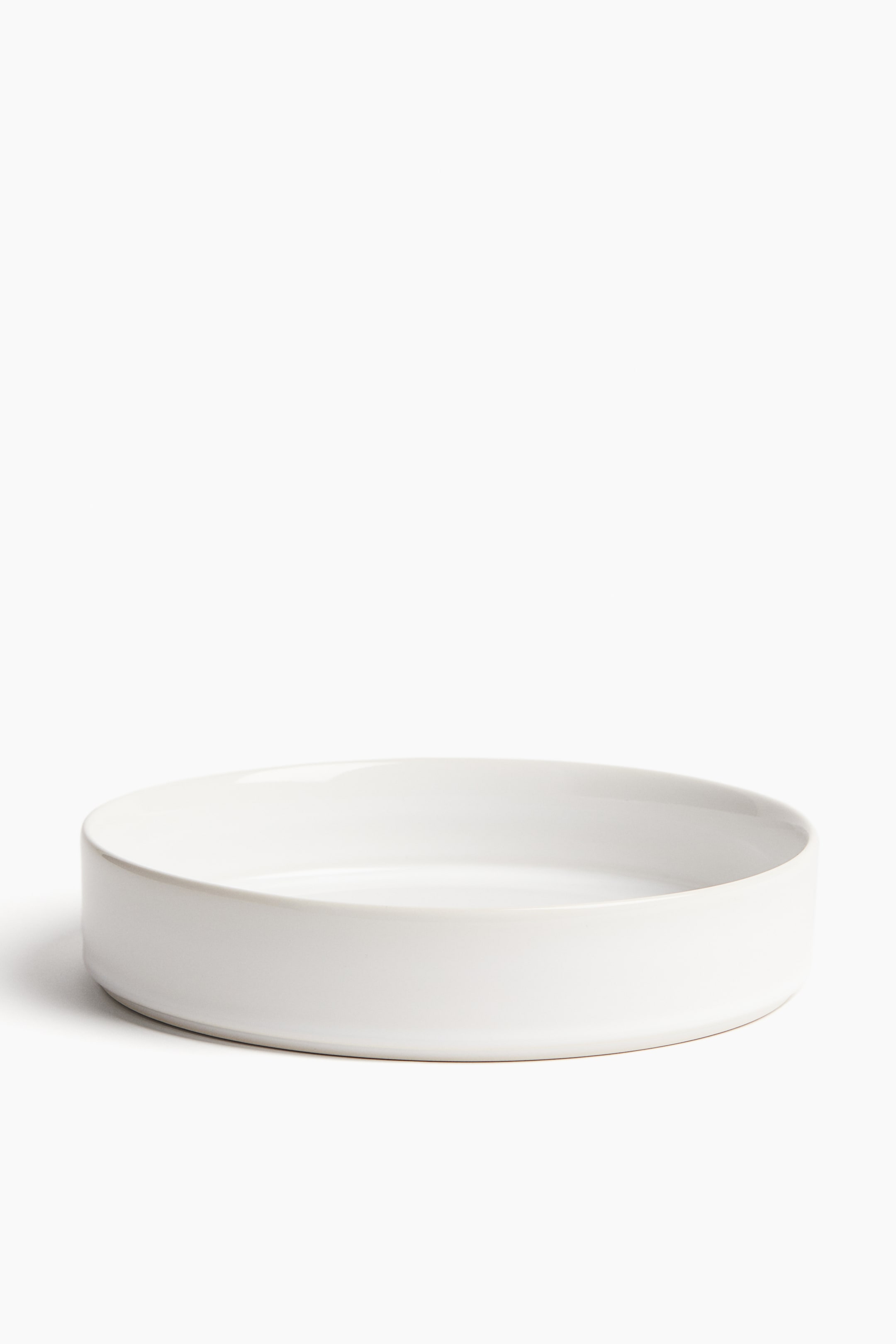 Plato Hondo De Gres - Blanco - Home 