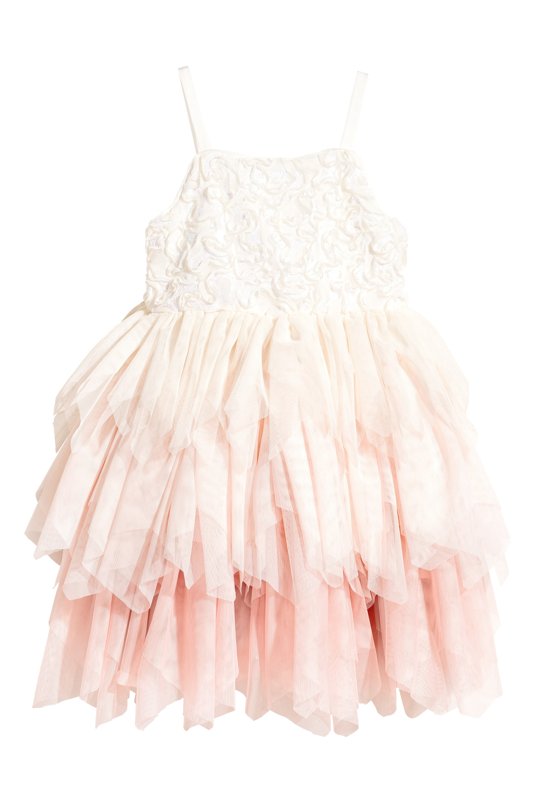 View larger image: Robe en tulle - Natural white/Light pink - Kids | H&M CA 1