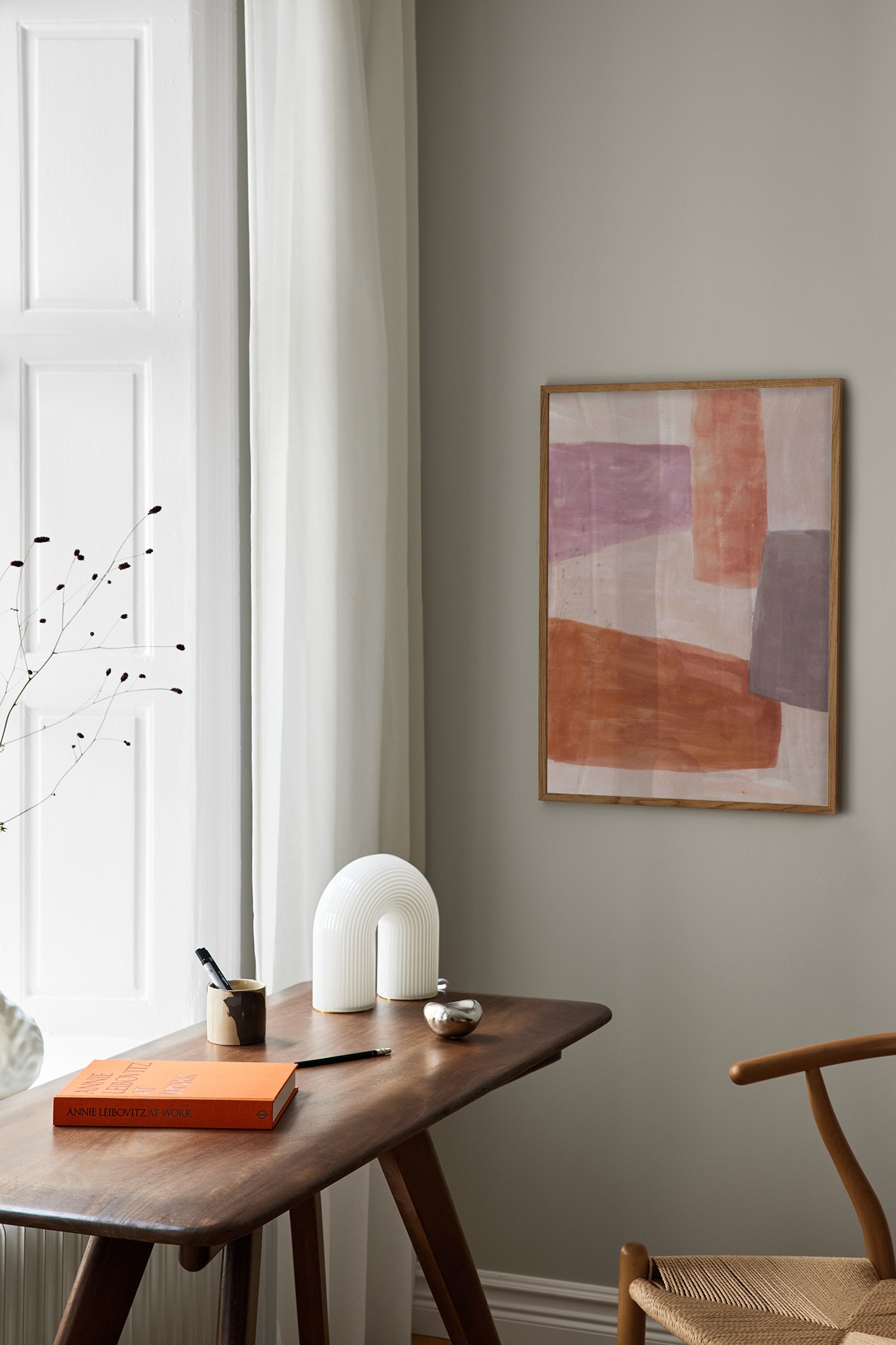 Tangerine Poster - Orange/rosa