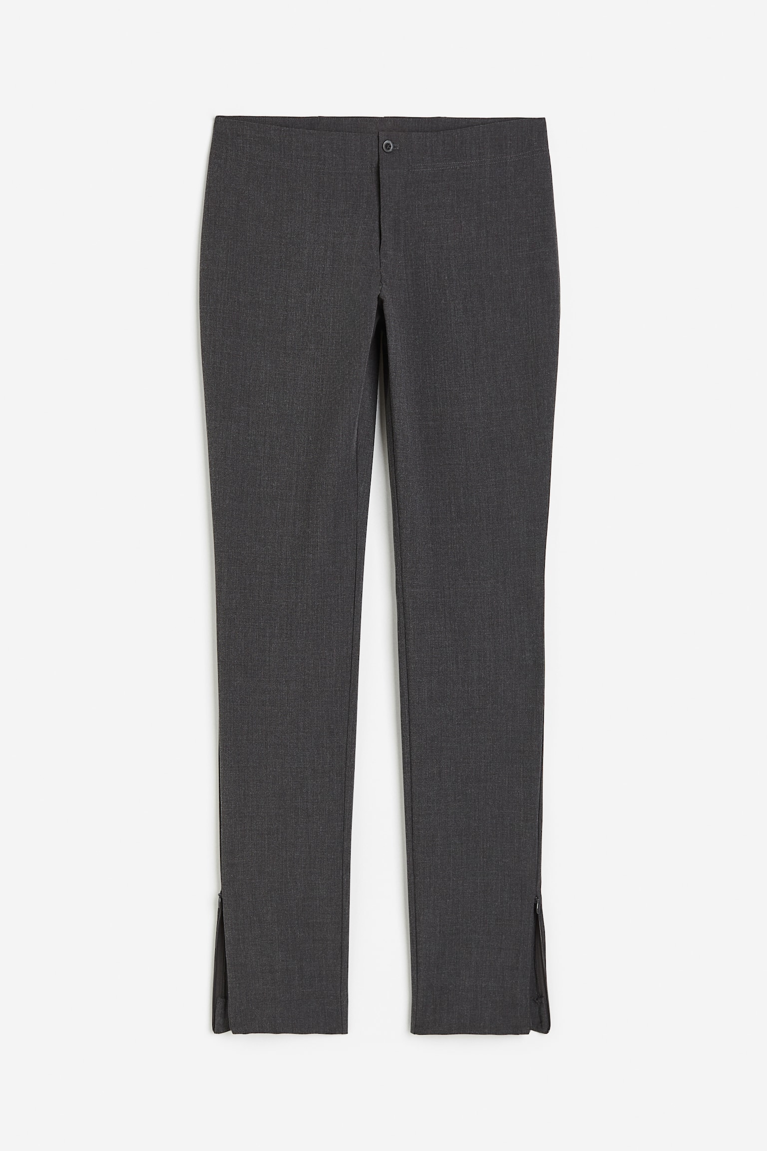 Twill trousers - Dark grey - 1