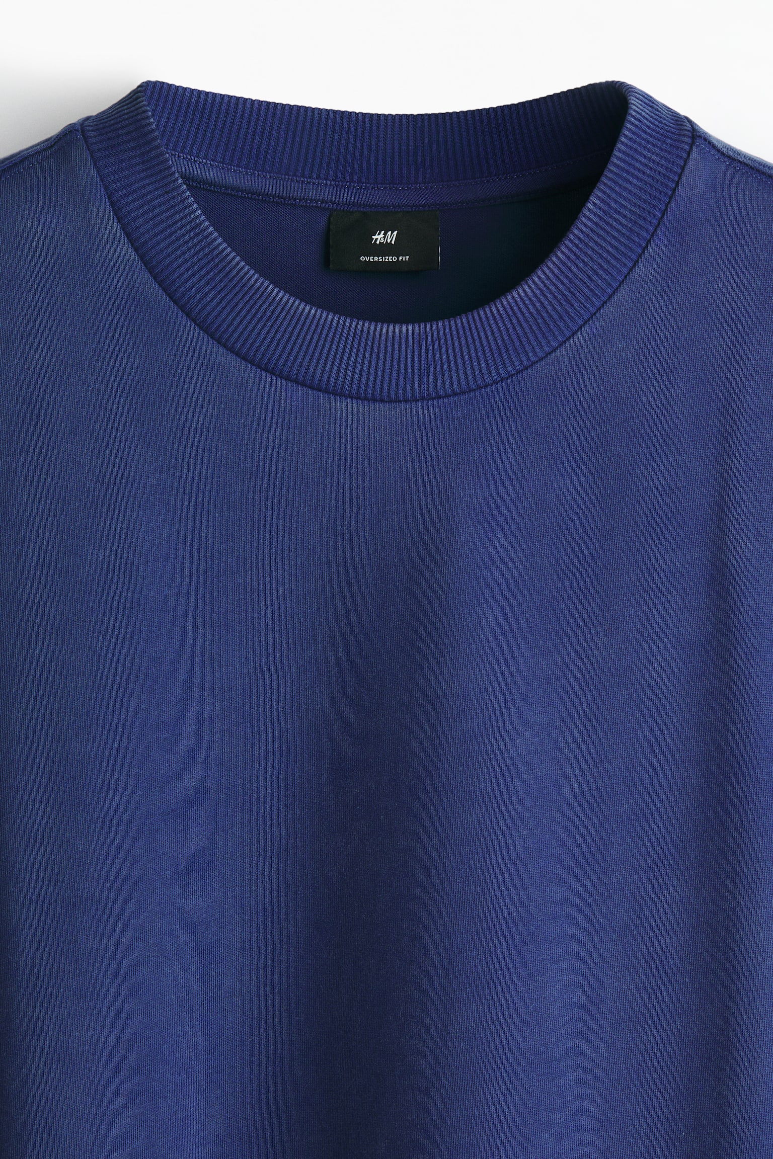 Oversized Fit T-shirt - Dark blue - 5