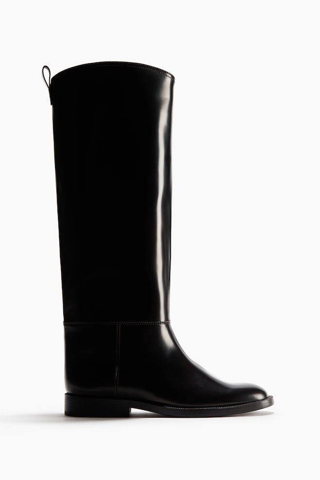Botas pelo joelho - Castanho escuro/Preto/Verde caqui escuro/Bordeaux - 1