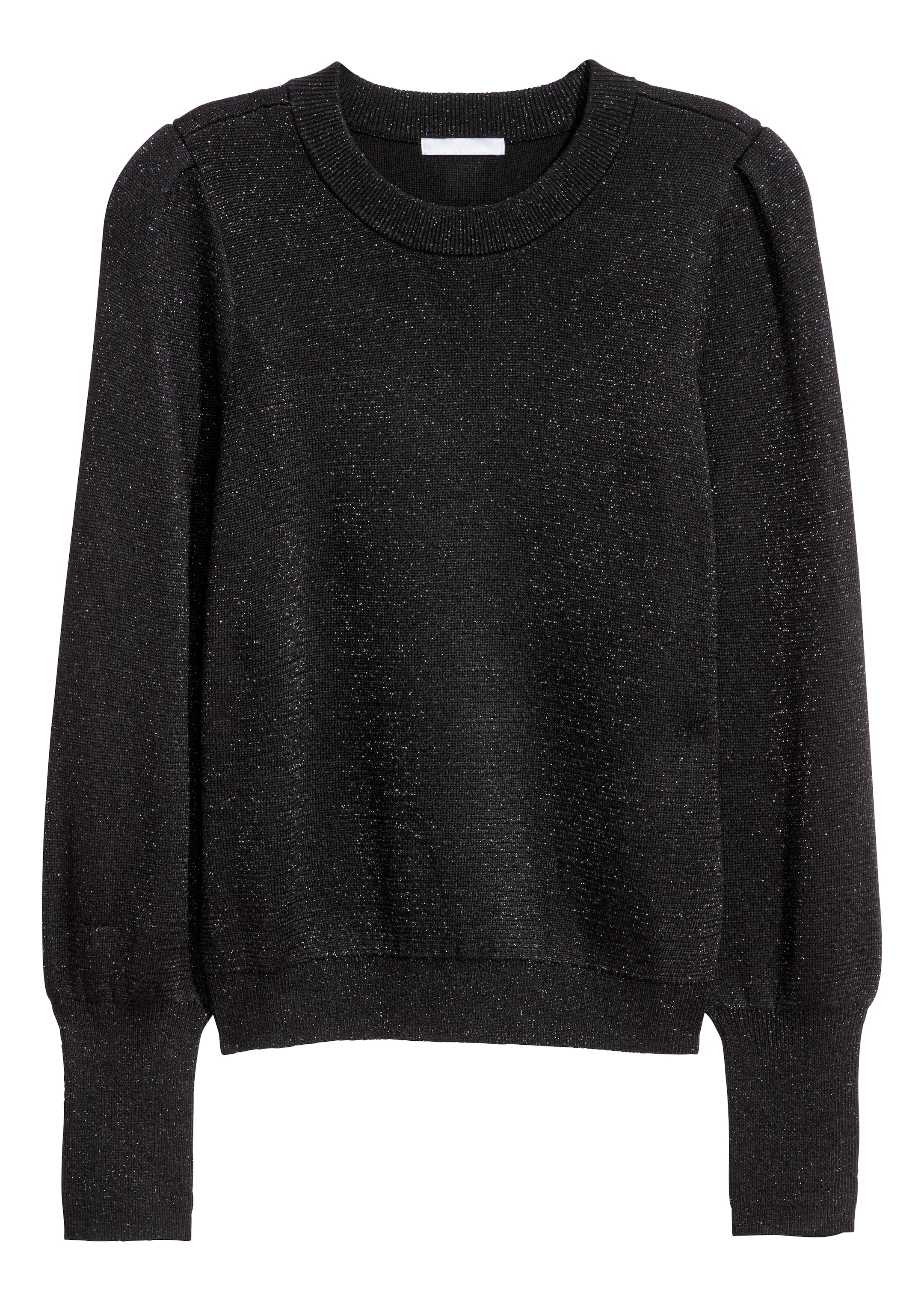 Fine-knit jumper - Long sleeve - Black - Ladies | H&M GB