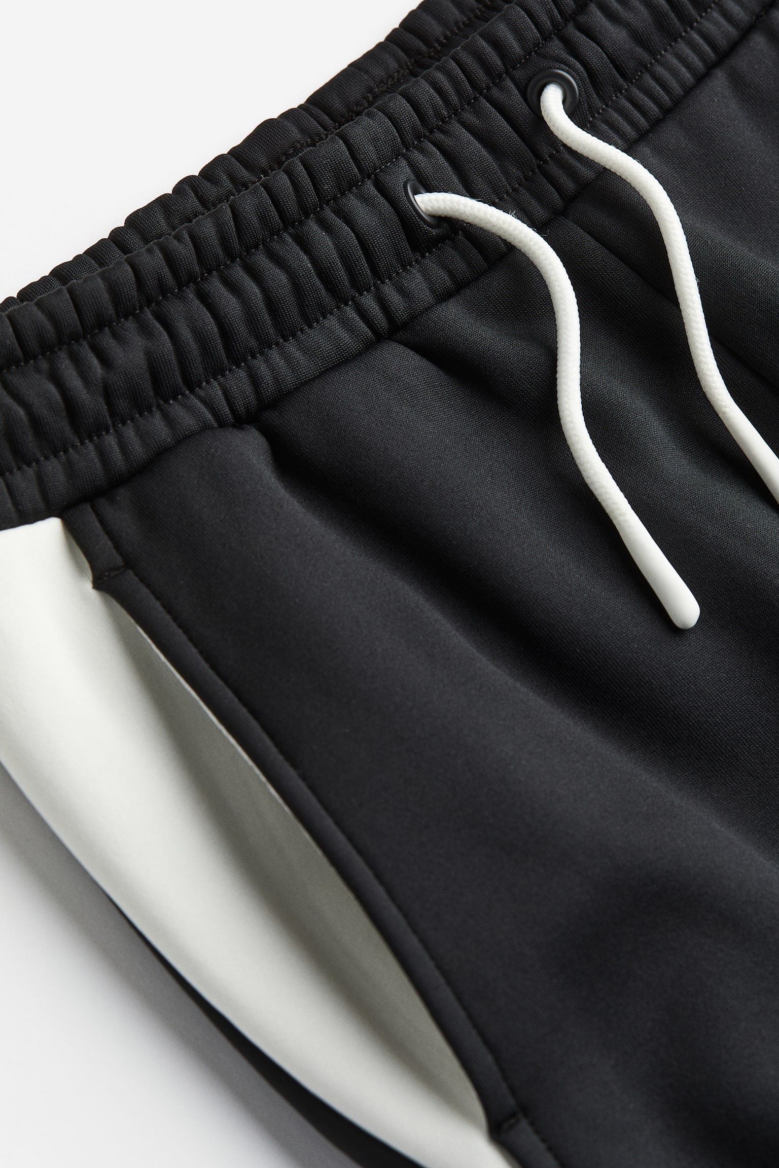 Warm Activewear Joggers - Black/Block colour - 2