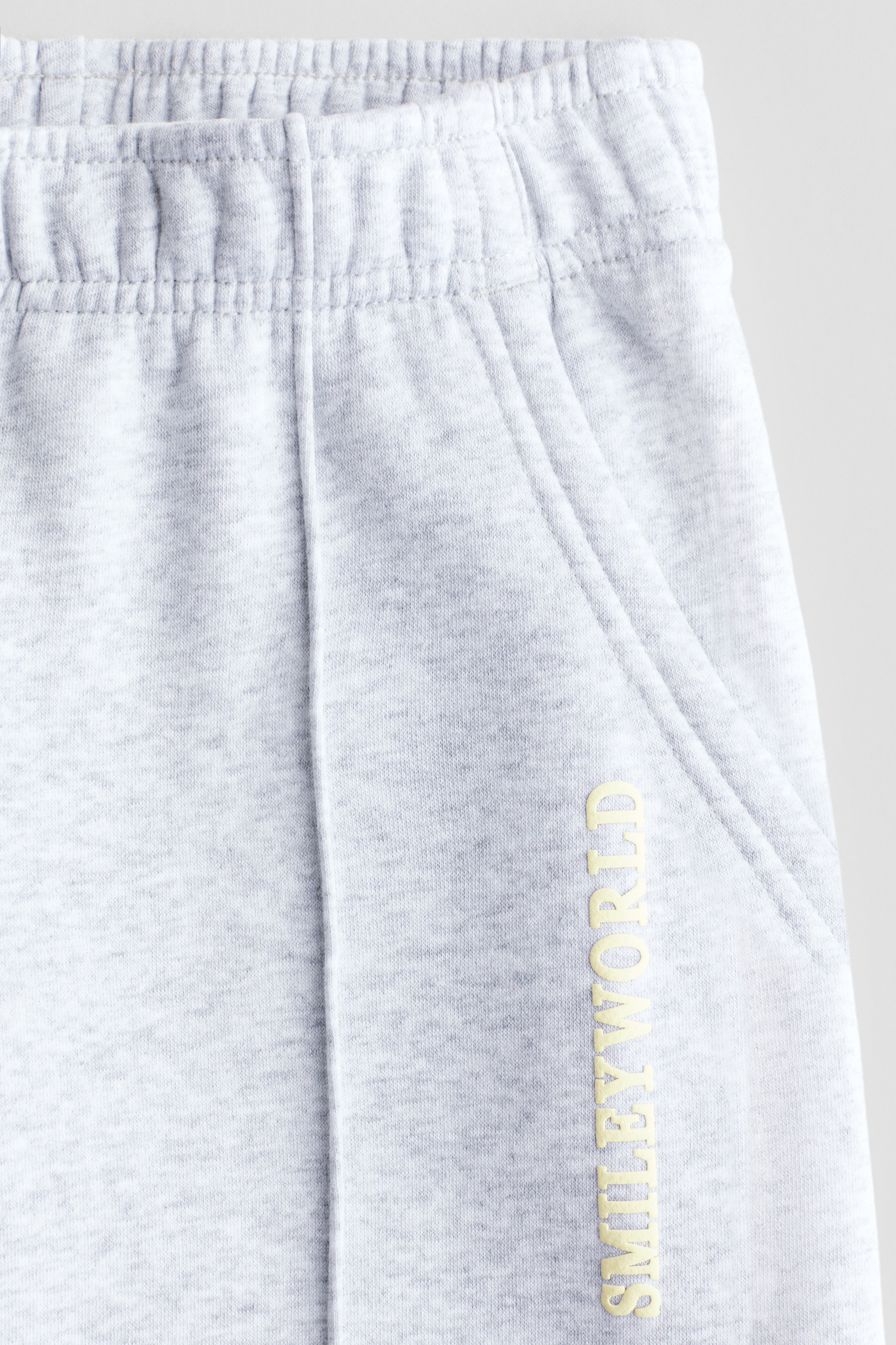 Sweatpant Joggers with Printed Motif