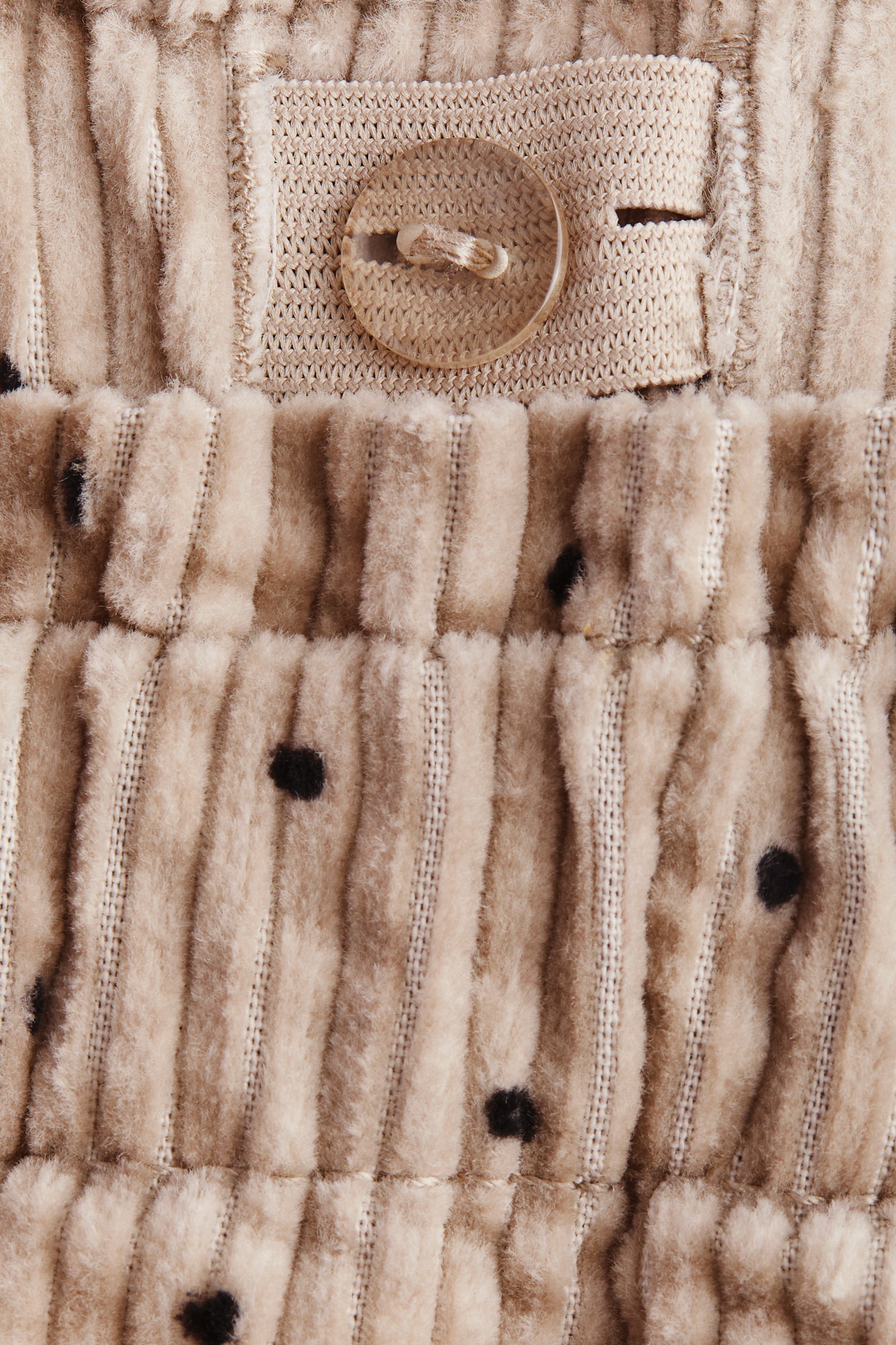 Детские брюки H&M Corduroy Barrel-Leg, цвет: Бежевый — фото 2