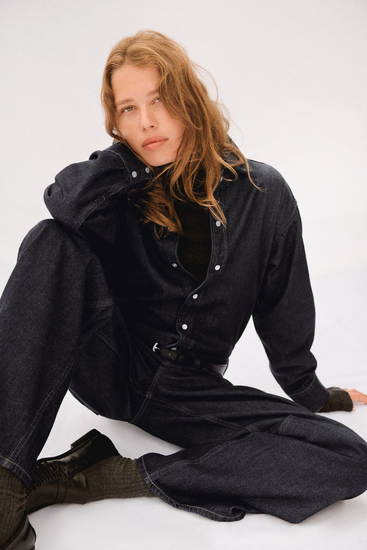 Feather Soft Denim Shirt - image 2