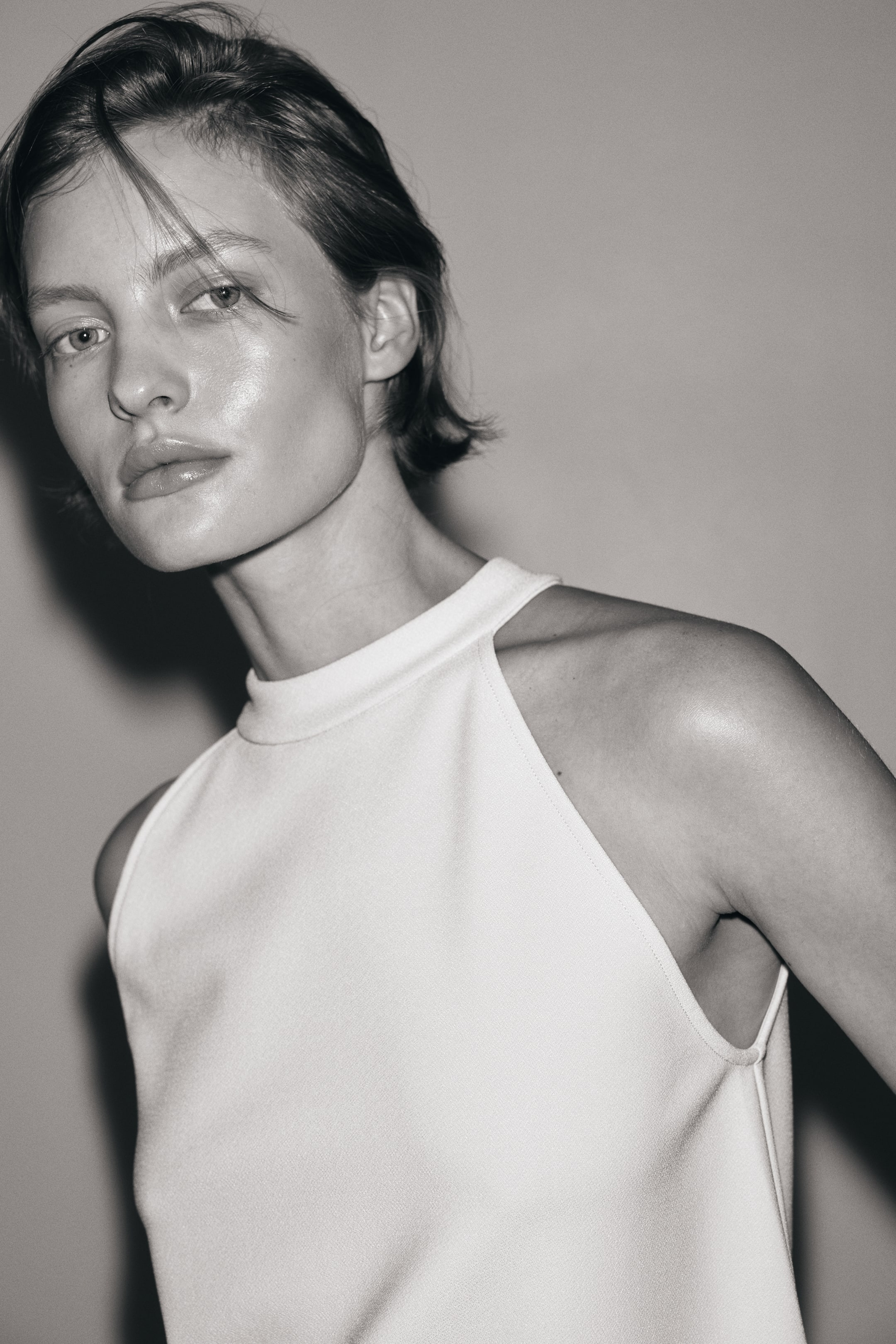 Ampliar la imagen: Top de lentejuelas - Beige claro - Ladies | H&M MX 3