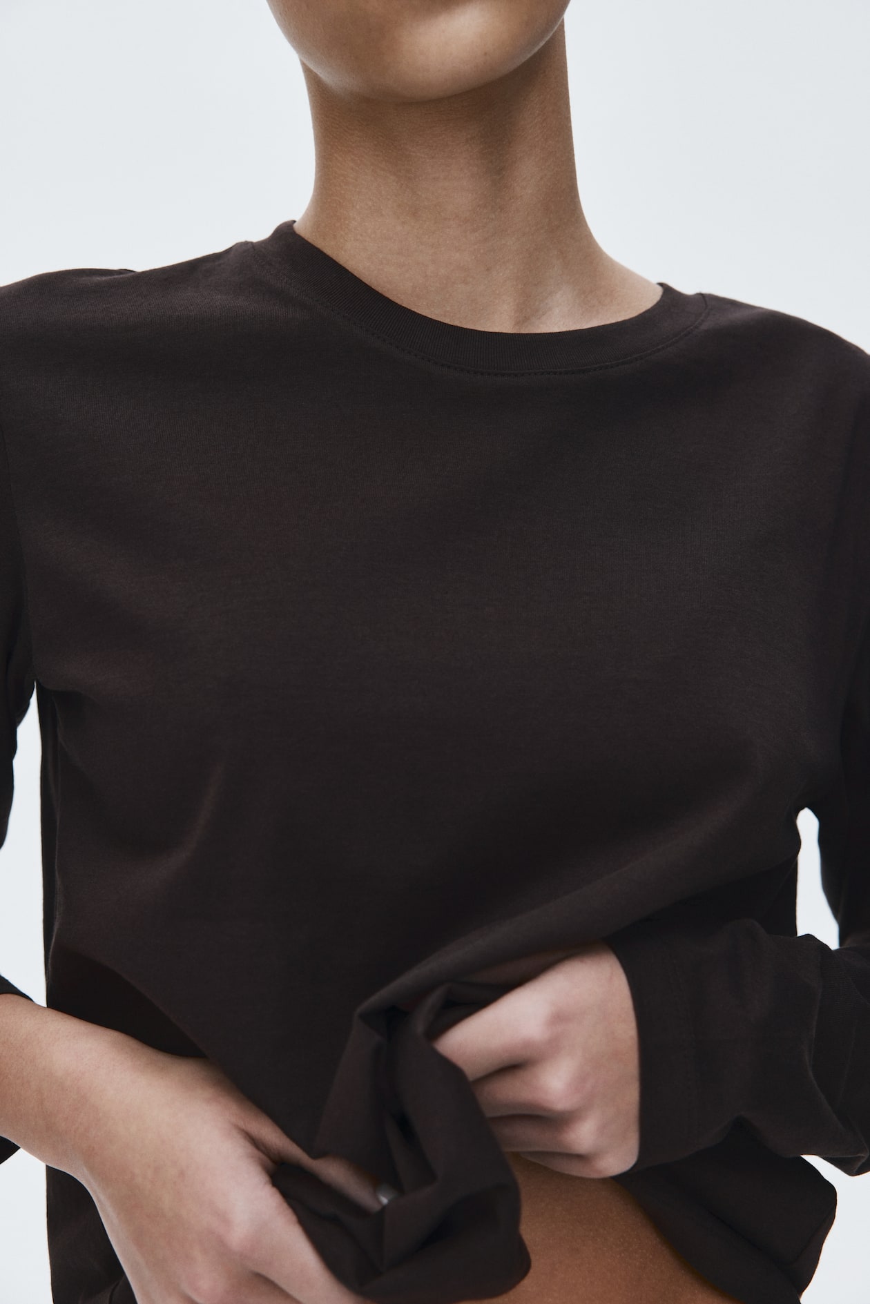 Long-Sleeved Cotton Top - image 2