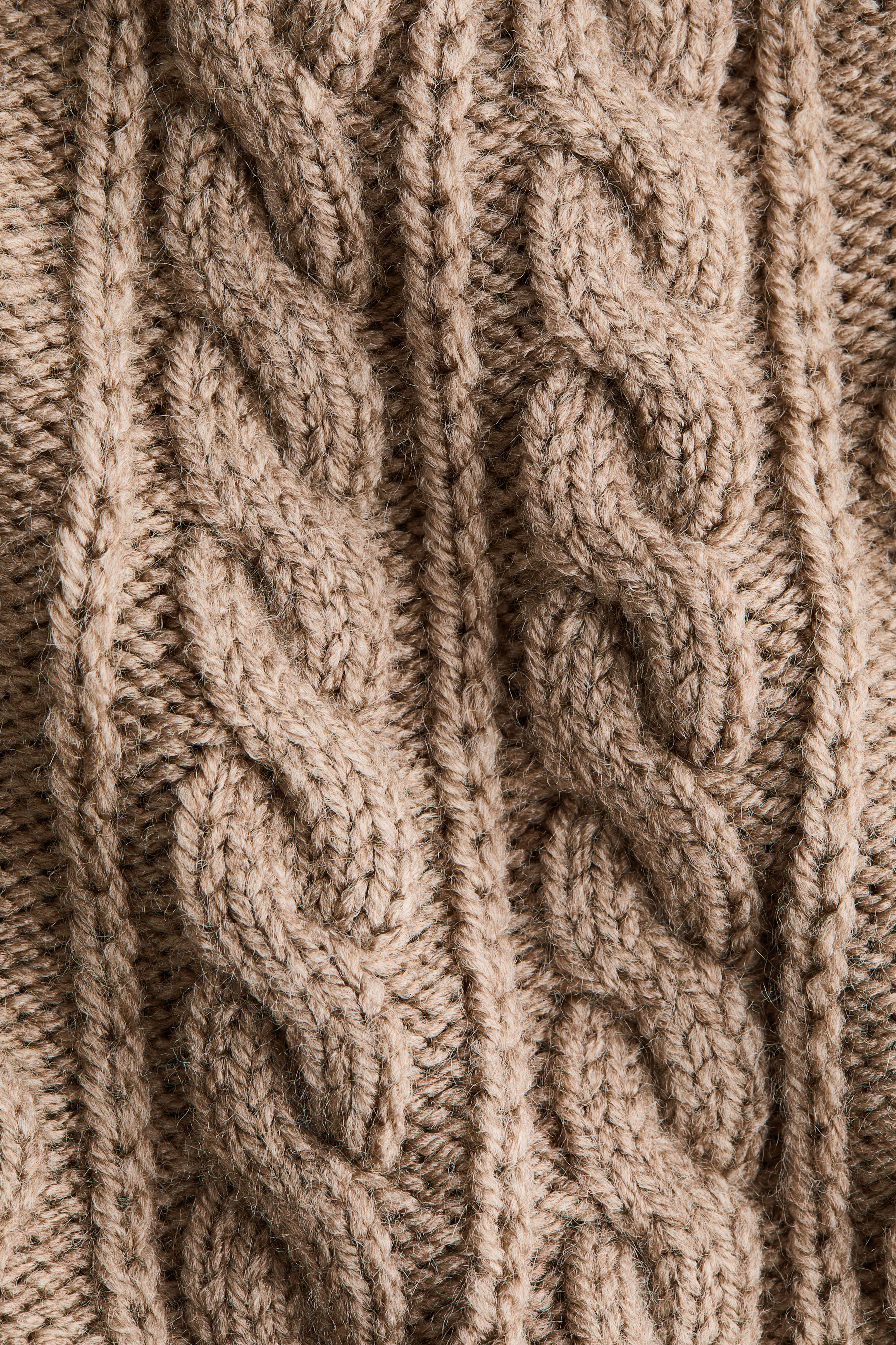 Cable-Knit Tube Top