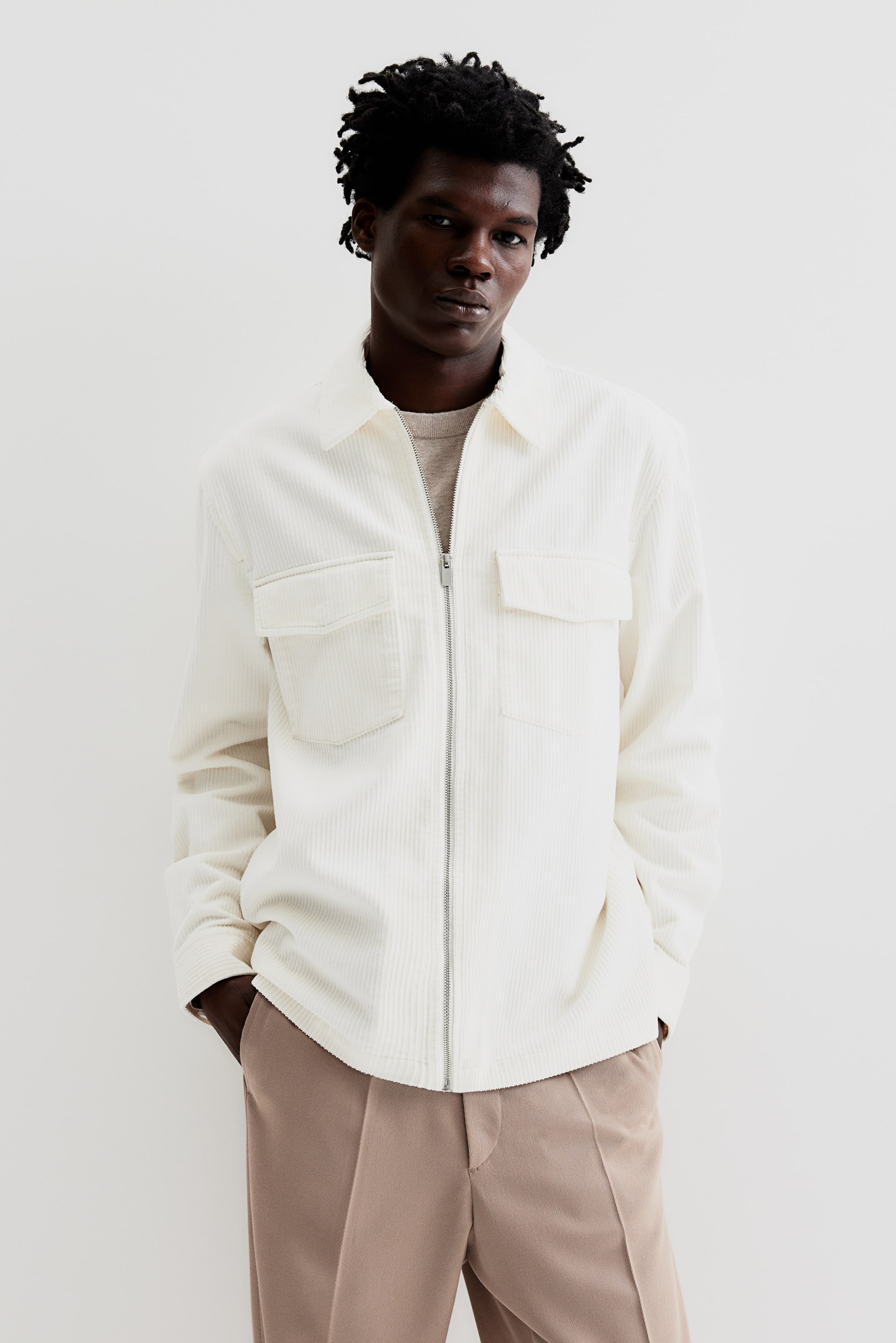 Regular Fit Corduroy Overshirt