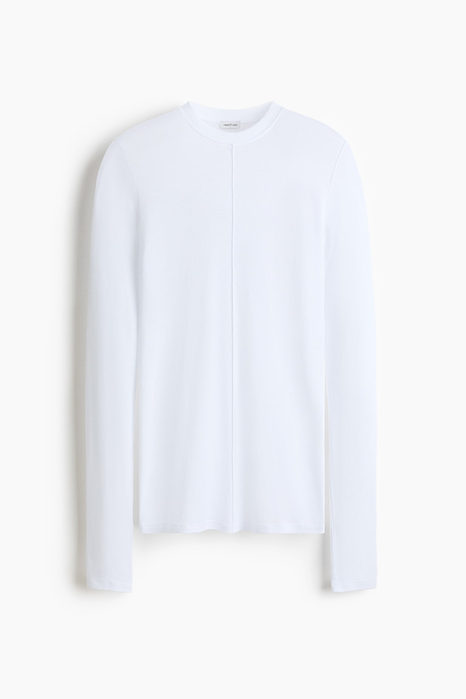 Top in cotone pima - Bianco/Nero/Marrone scuro - 1