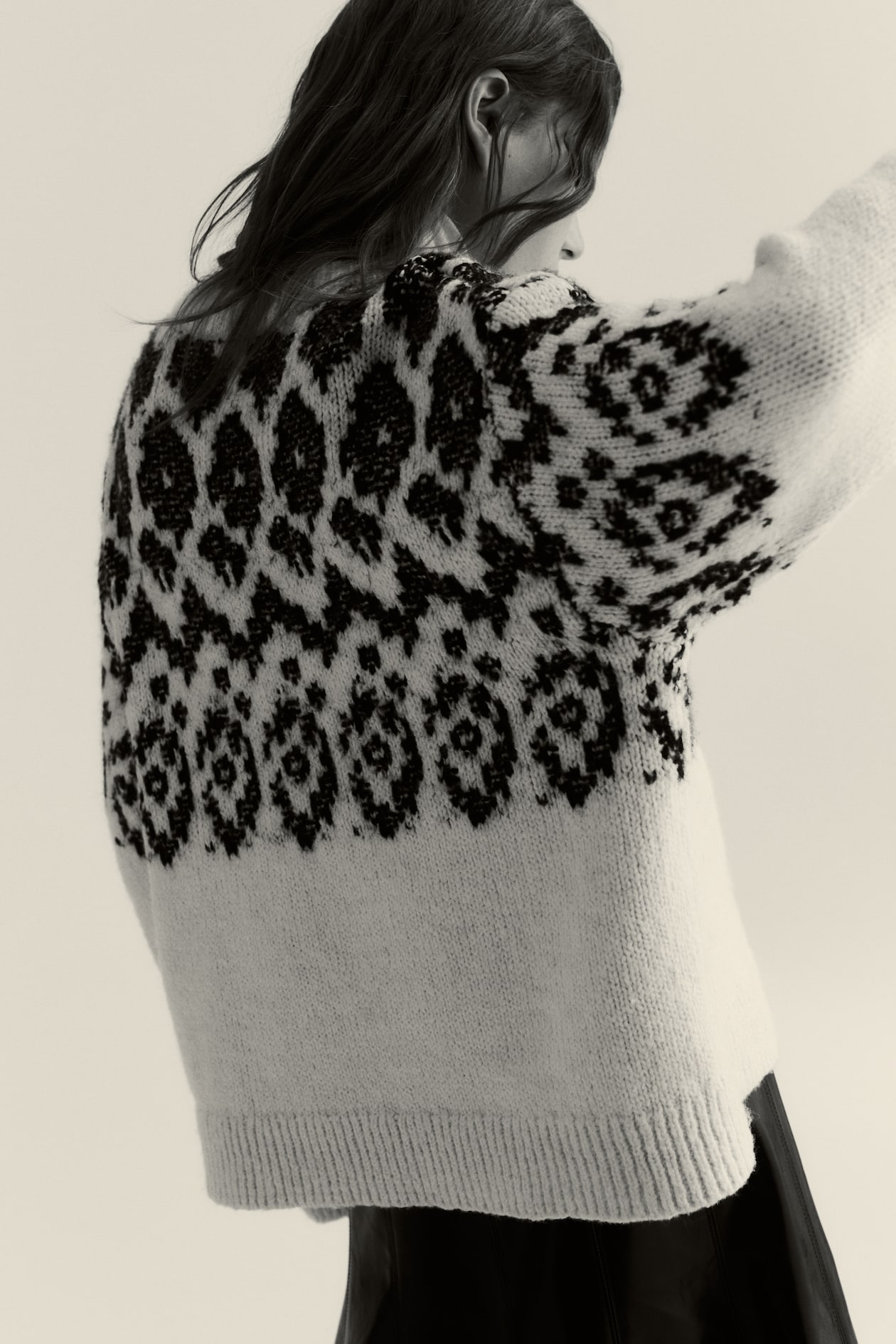 Jacquard-Knit Sweater - image 3