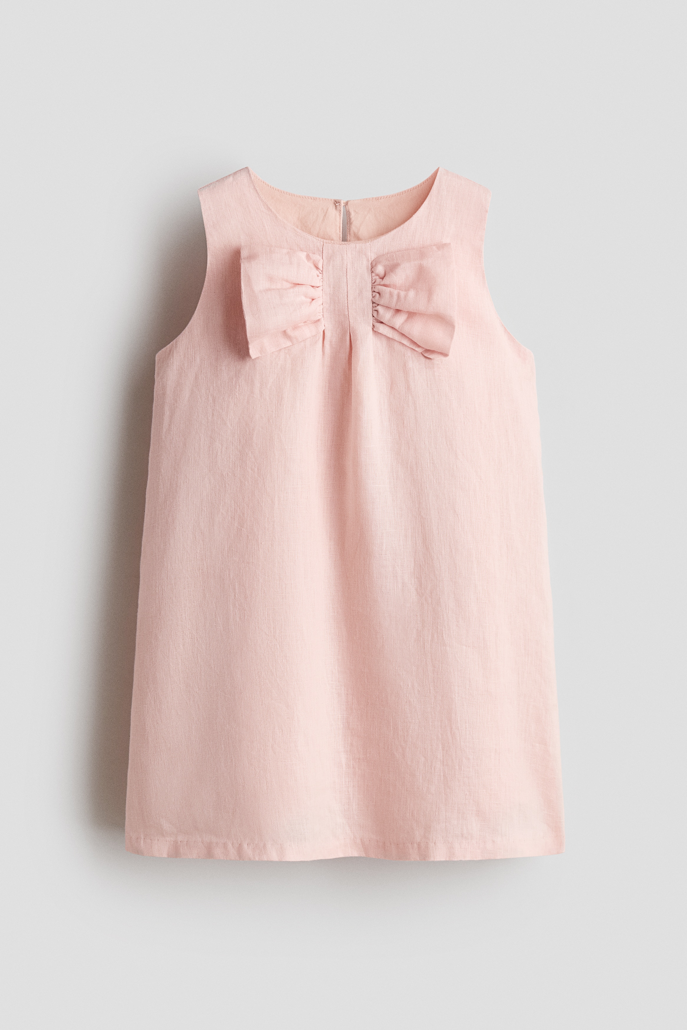 A-Line Linen DressModel
