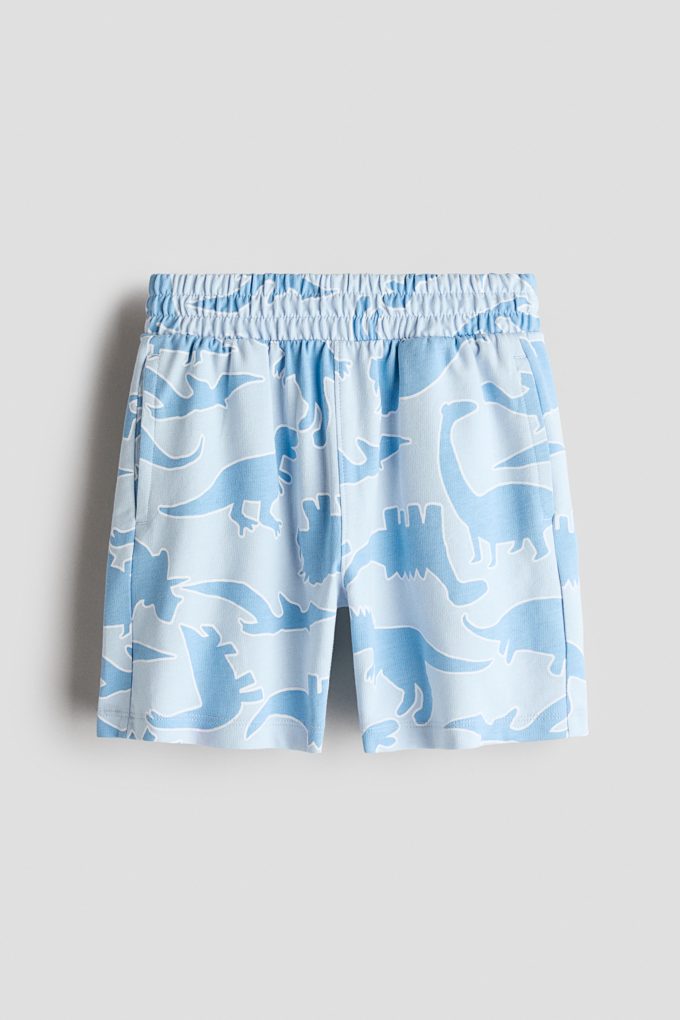 Printed sweatshirt shorts - Light blue/Dinosaurs/Cream/Tie-Dye/Light khaki green/Dinosaurs/Cream/Dinosaurs