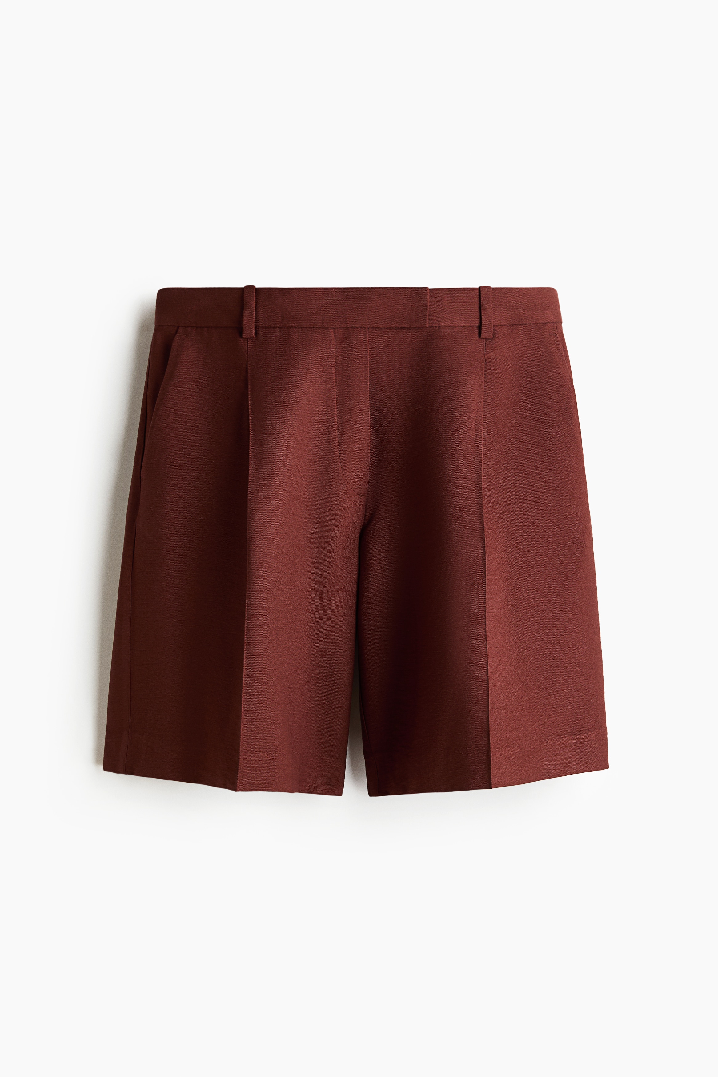 Bermuda Shorts - Rust brown/Black/Dusty pink