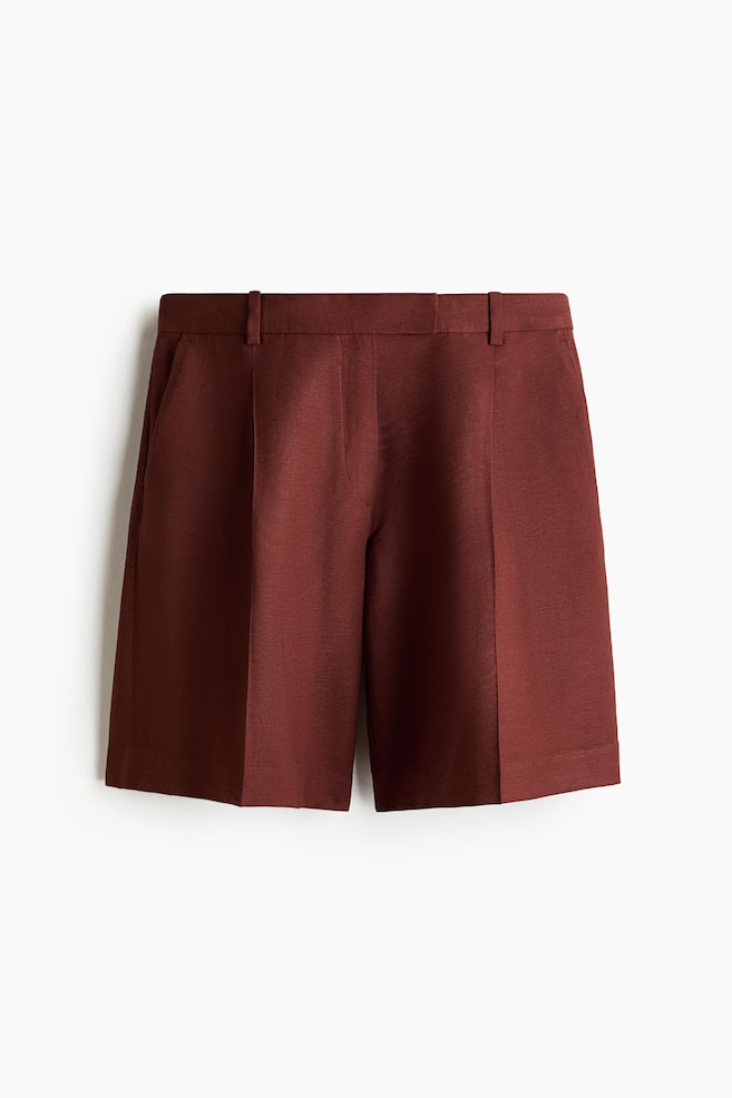 Bermuda shorts - Rust brown/Cream - 1