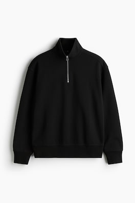 Sweatshirt med dragkedja Loose Fit