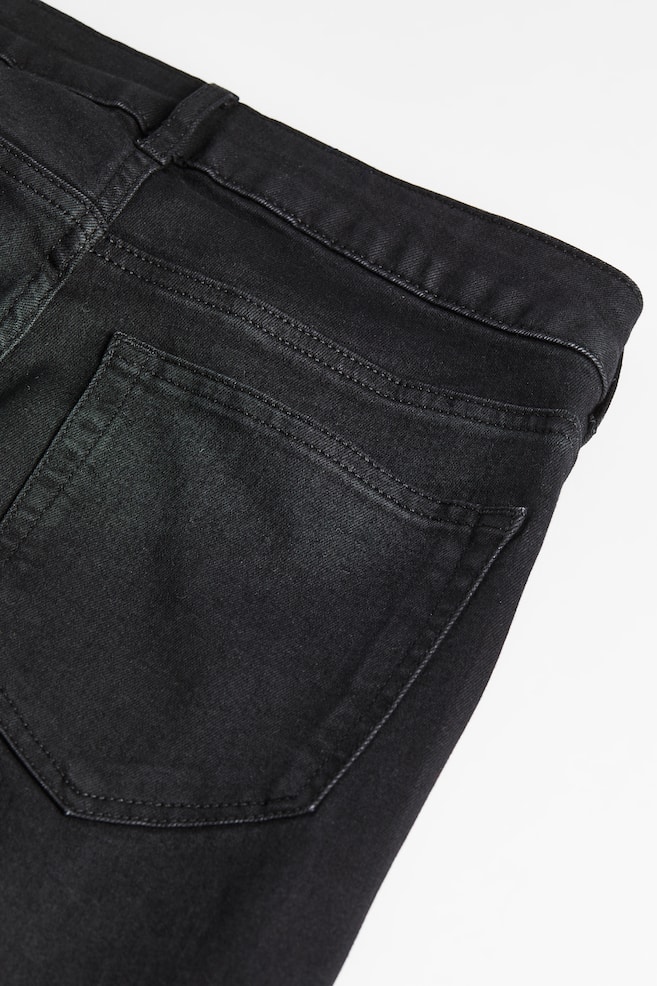 Bootcut Low Jeans - Black/Light denim blue/White - 6