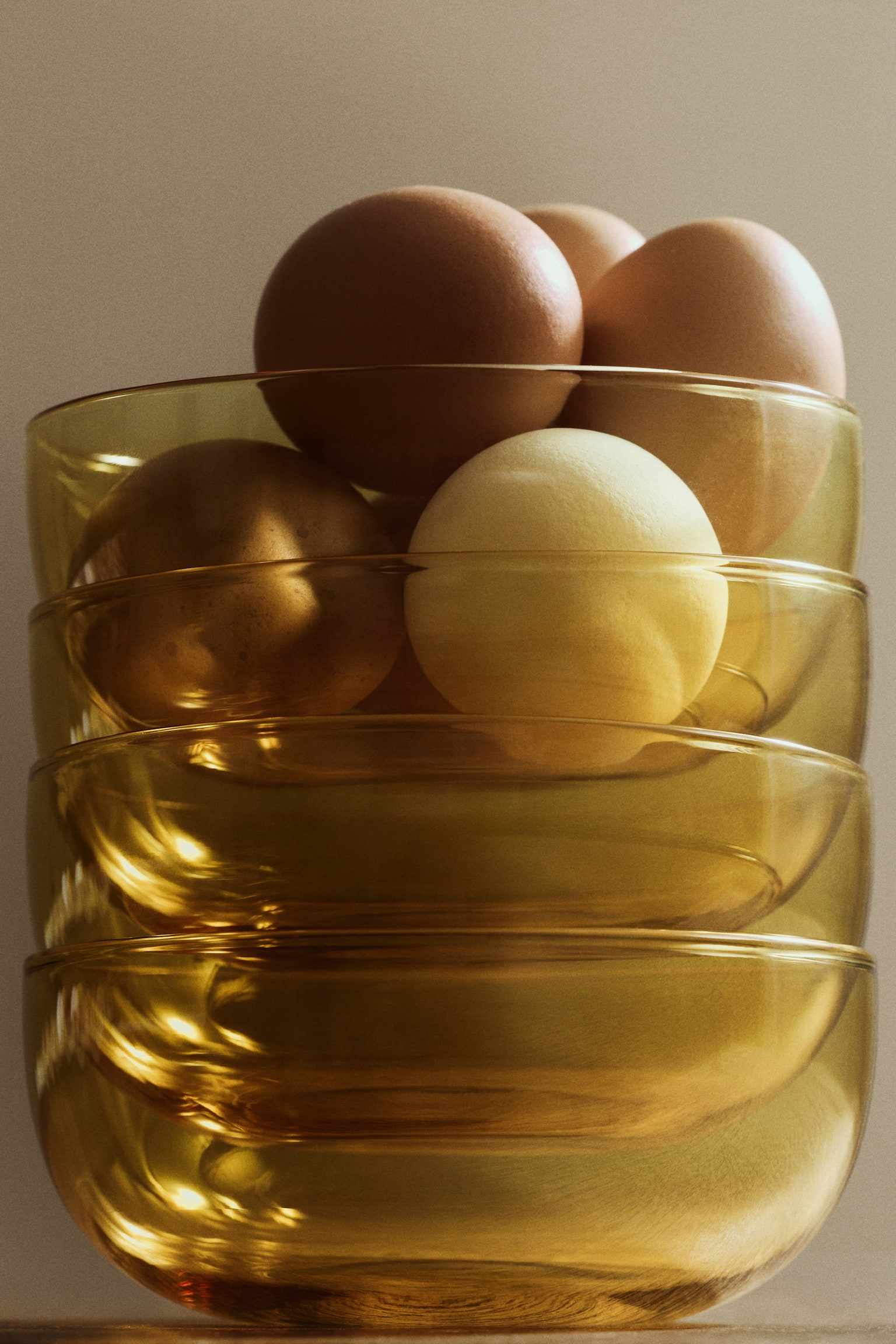 Bol en verre - Jaune - 1