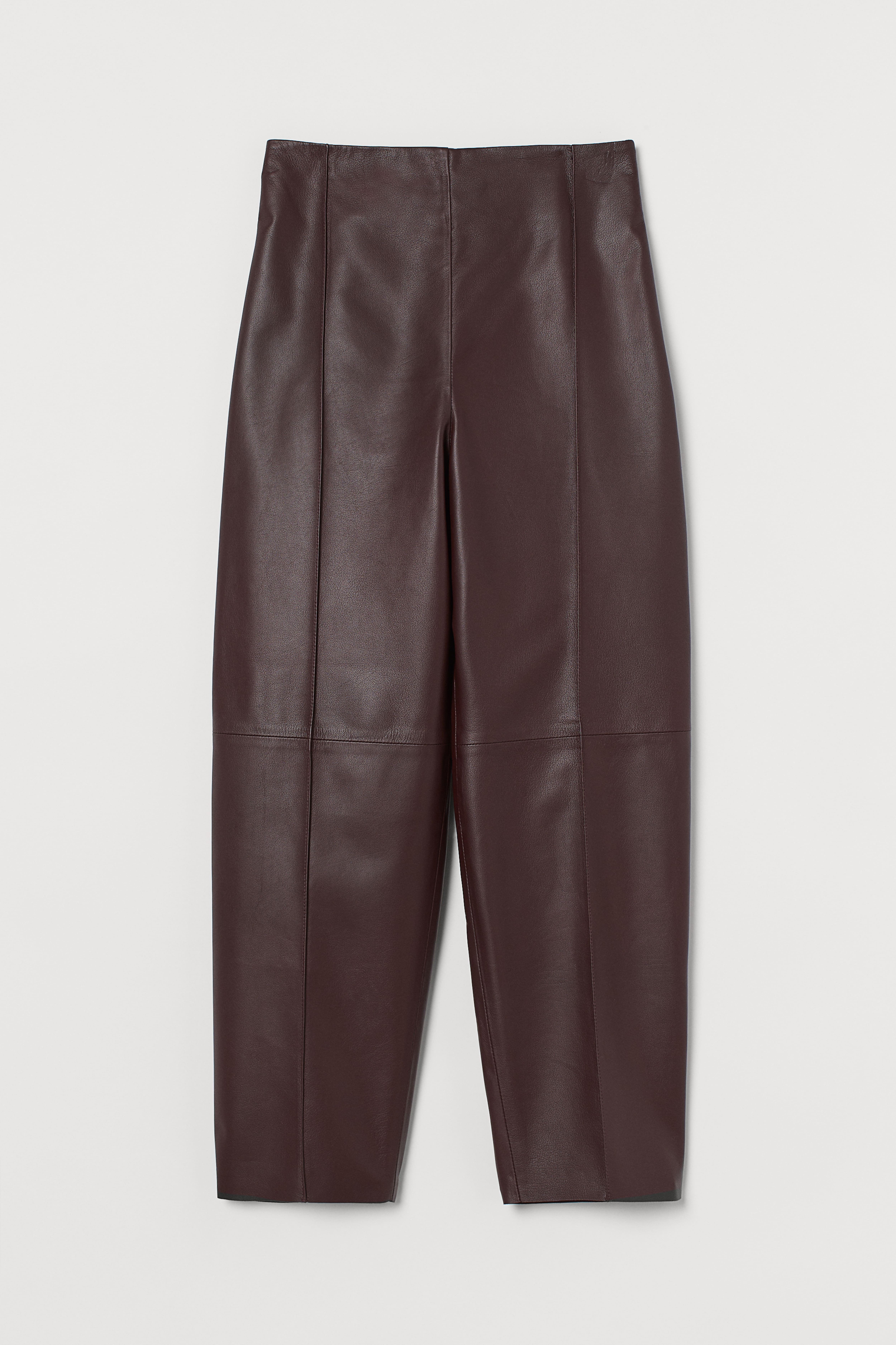 H&m burgundy trousers best sale