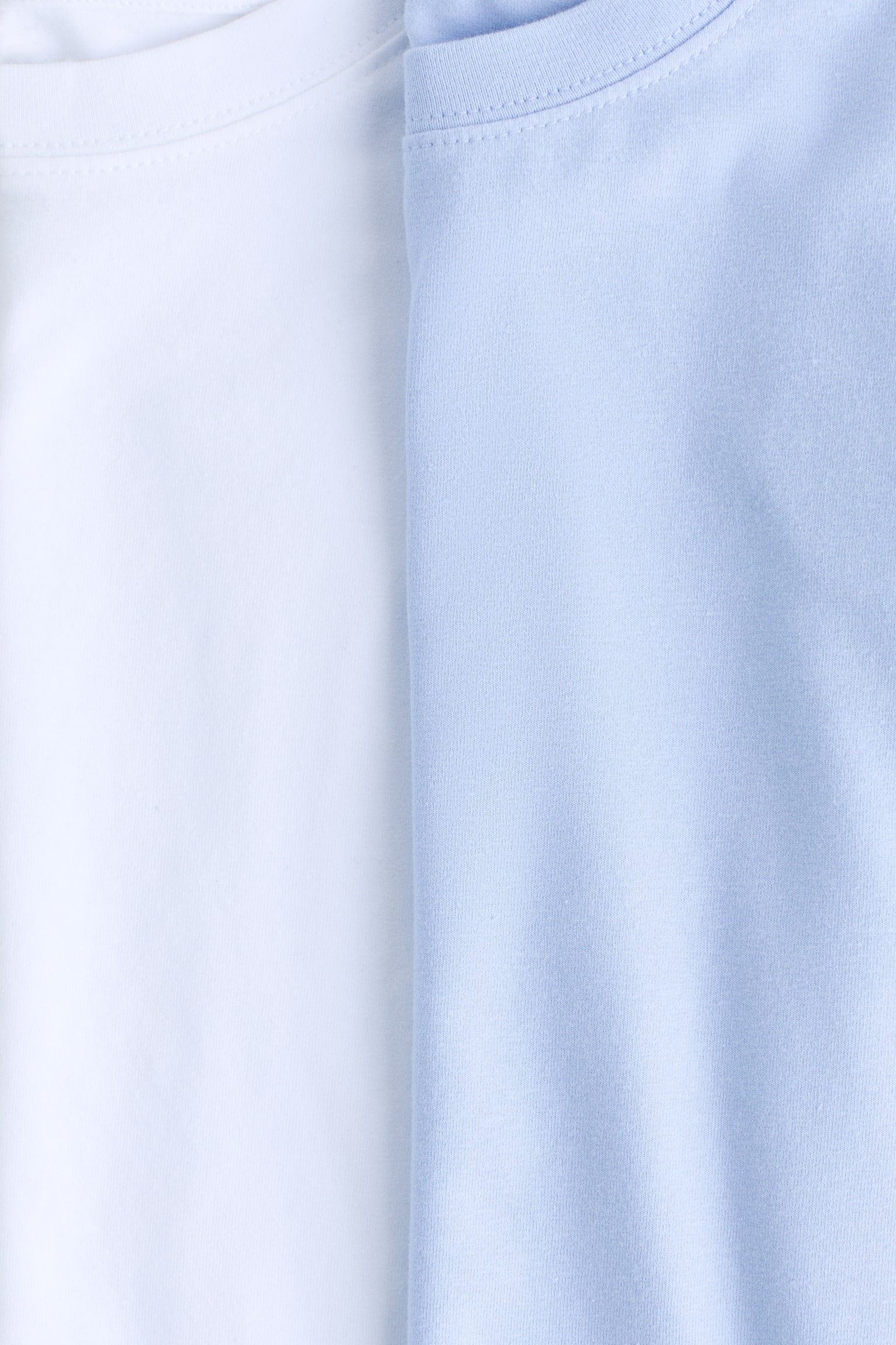 2er-Pack T-Shirts-Hellblau/Weiß - 2