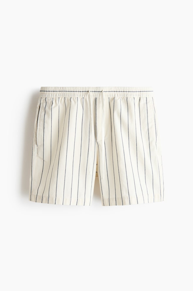Regular-Fit Shorts - Cream/striped/Brown/striped/Dark green/striped - 1
