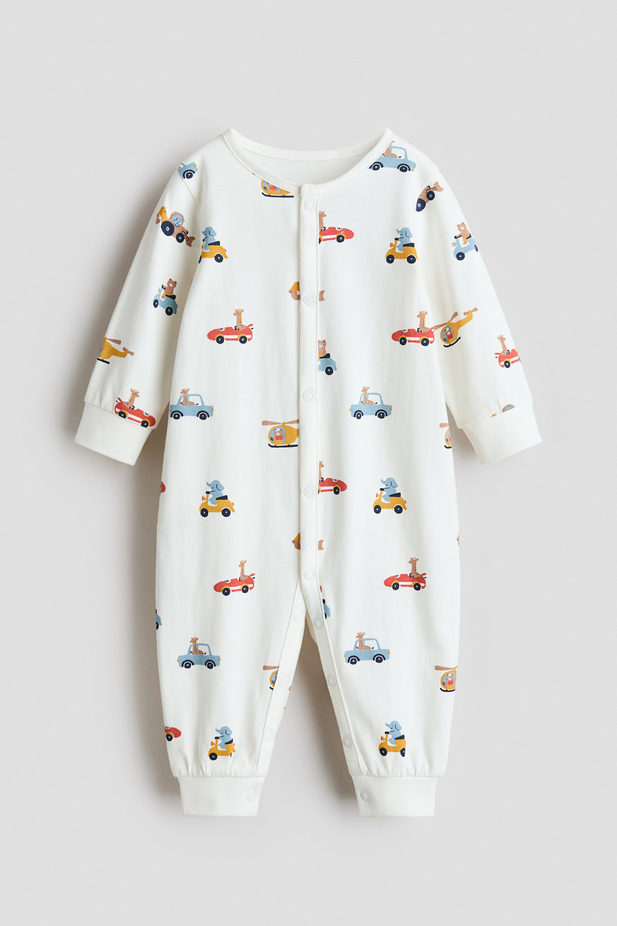 Xem ảnh lớn hơn: Bộ ngủ hoa văn - Màu trắng/Xe cộ - Kids | H&M VN 1