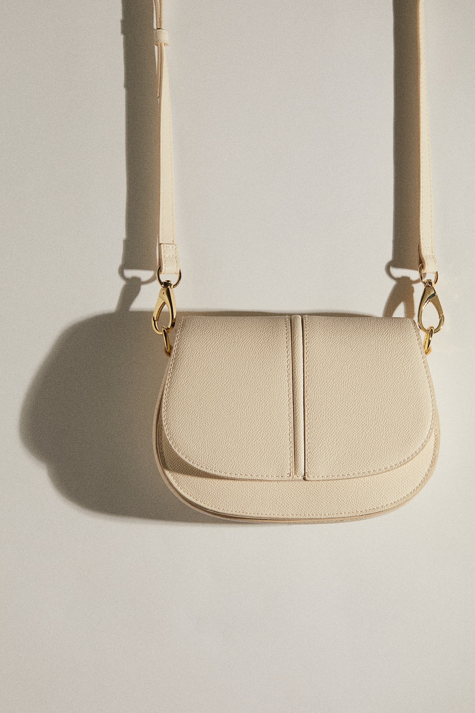 Crossbody Bag - Cream/Black - 5