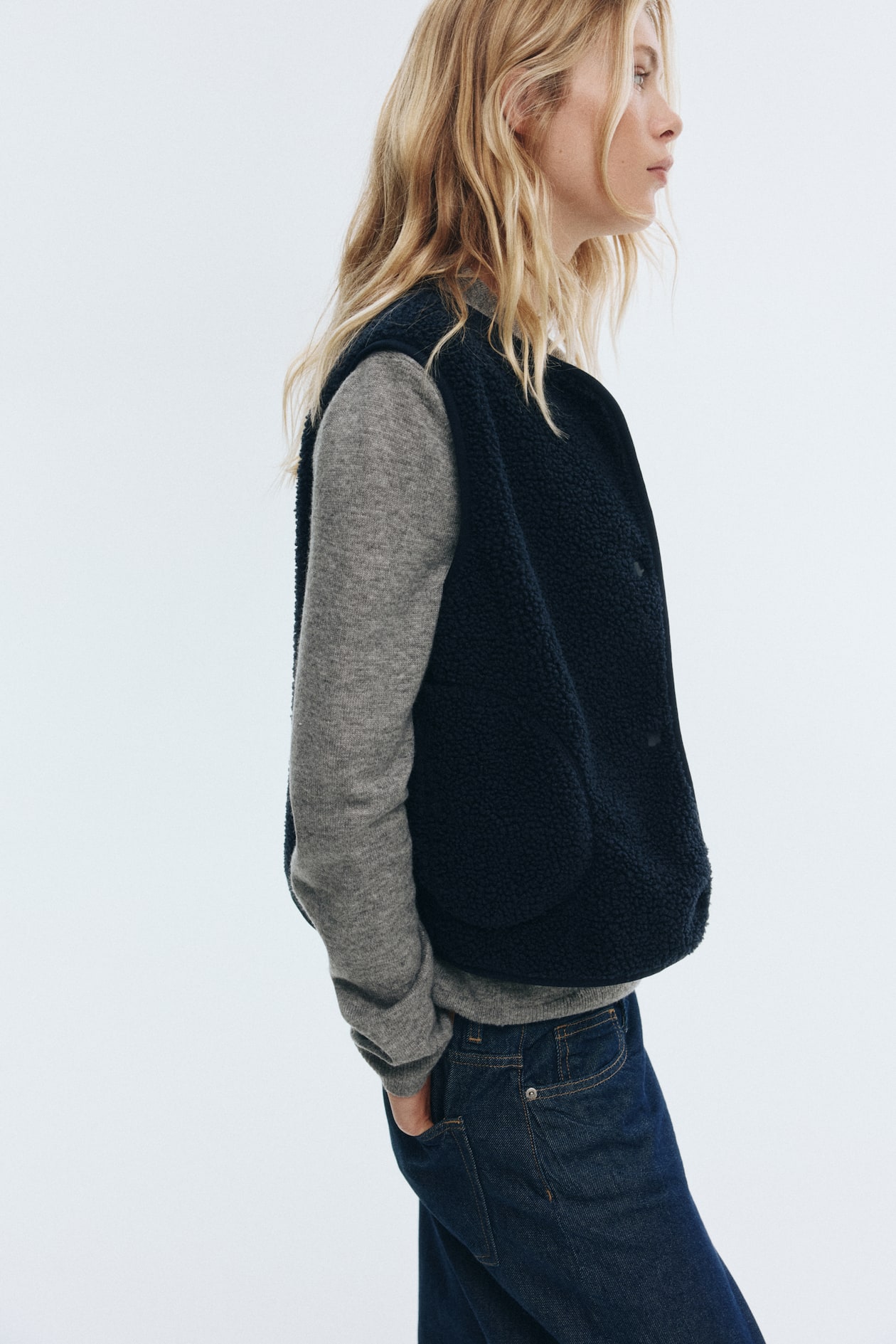 Teddy Fleece Vest - image 2