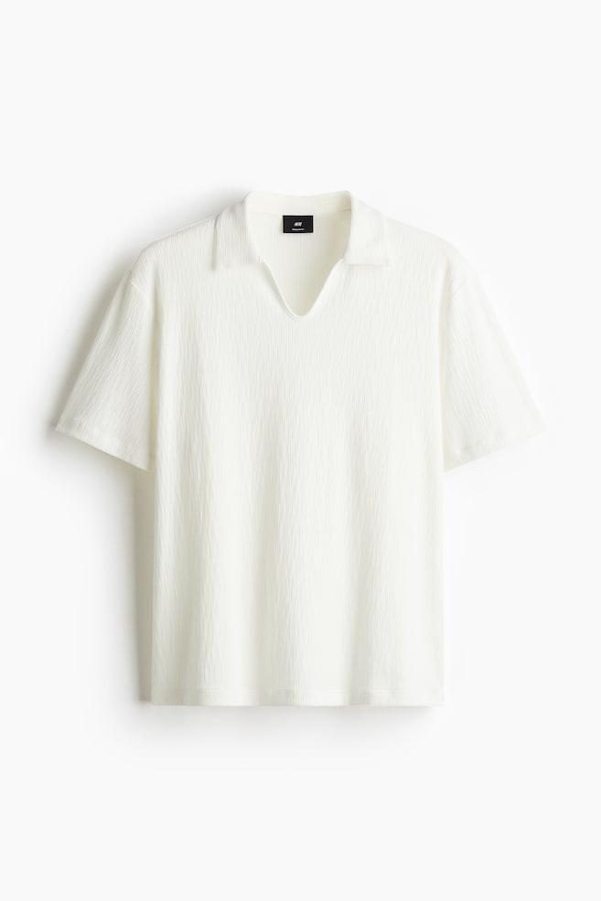 Regular Fit Collared T-shirt - White - 1
