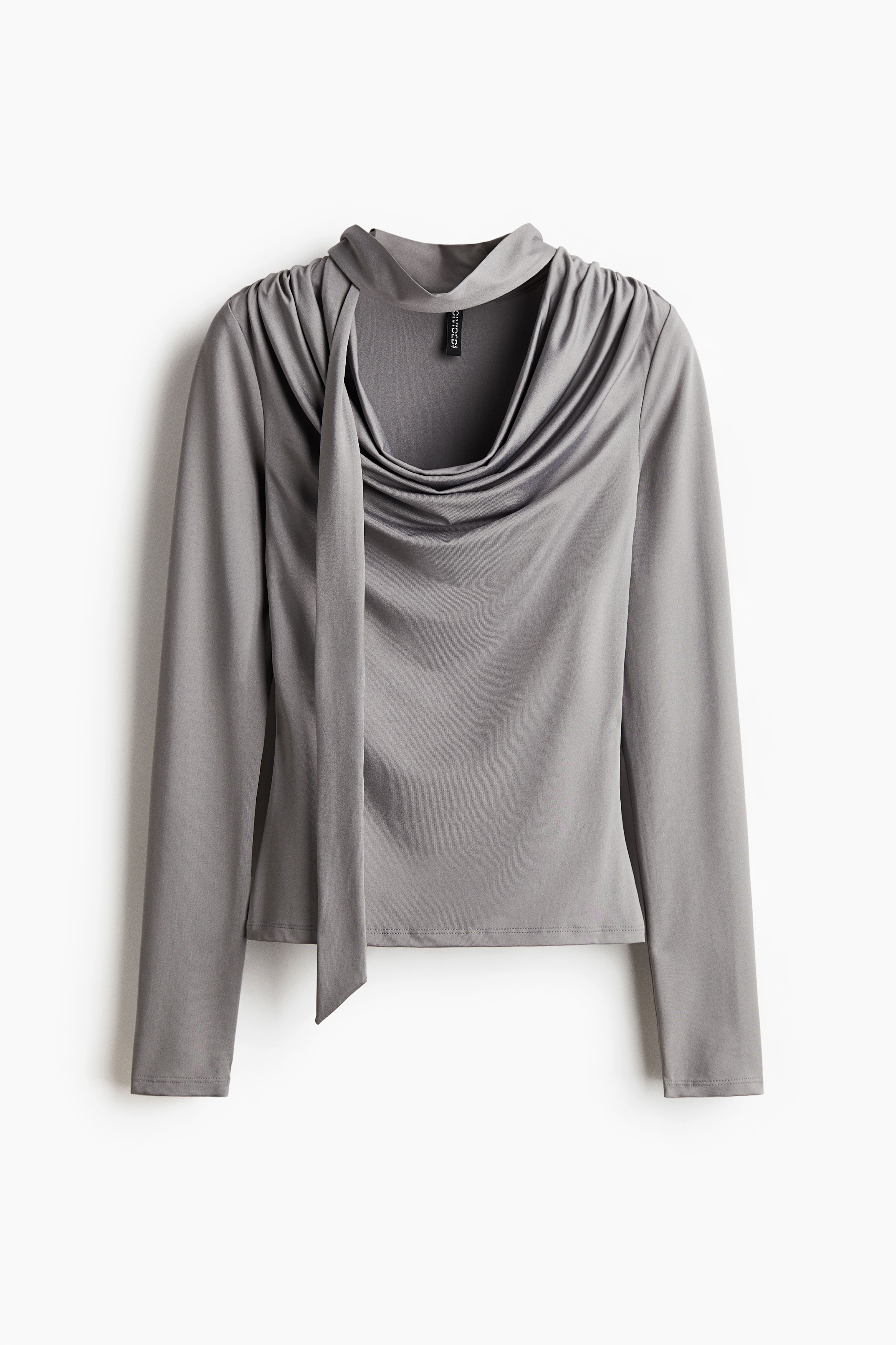 Scarf-Detail Top