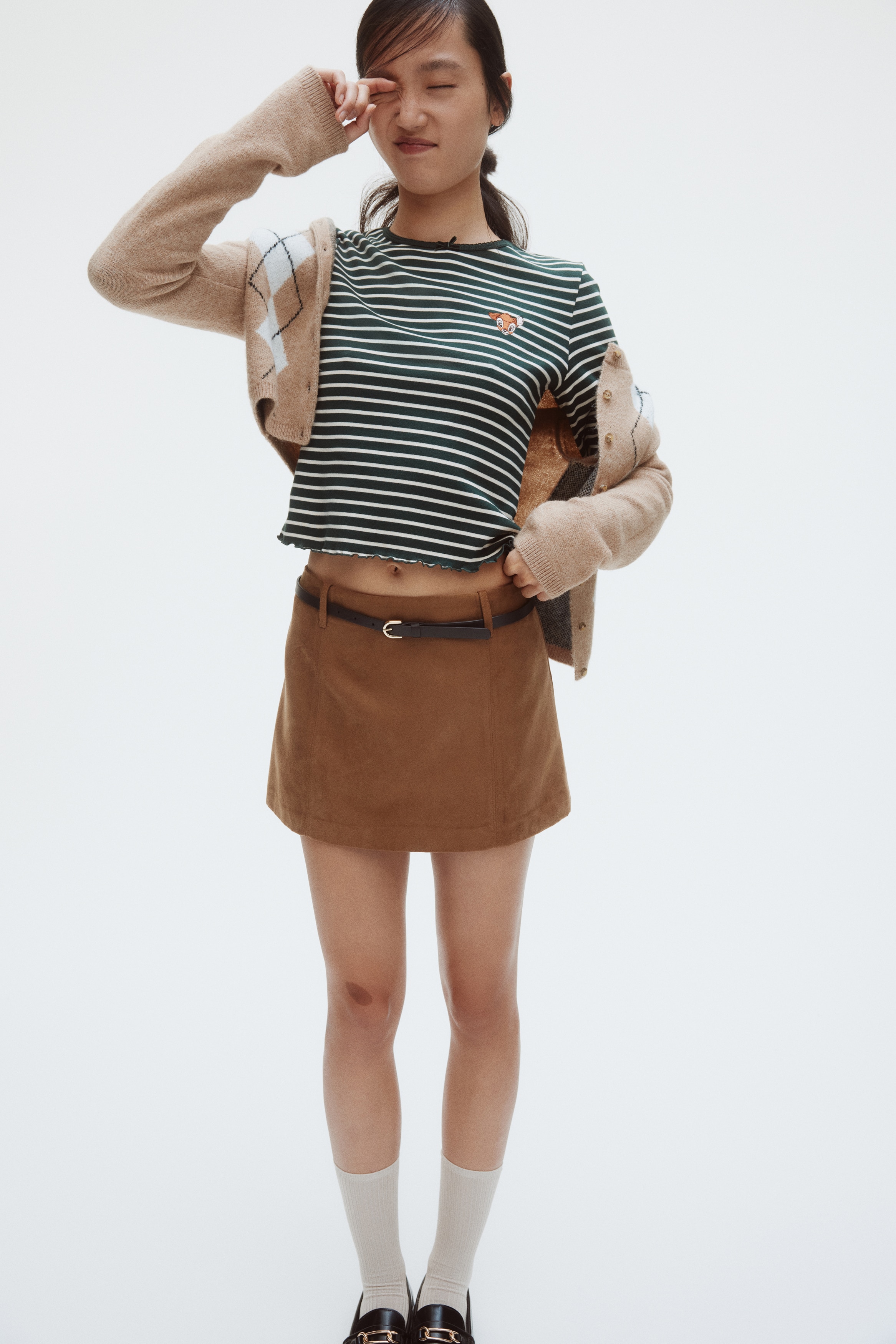Cotton jersey top