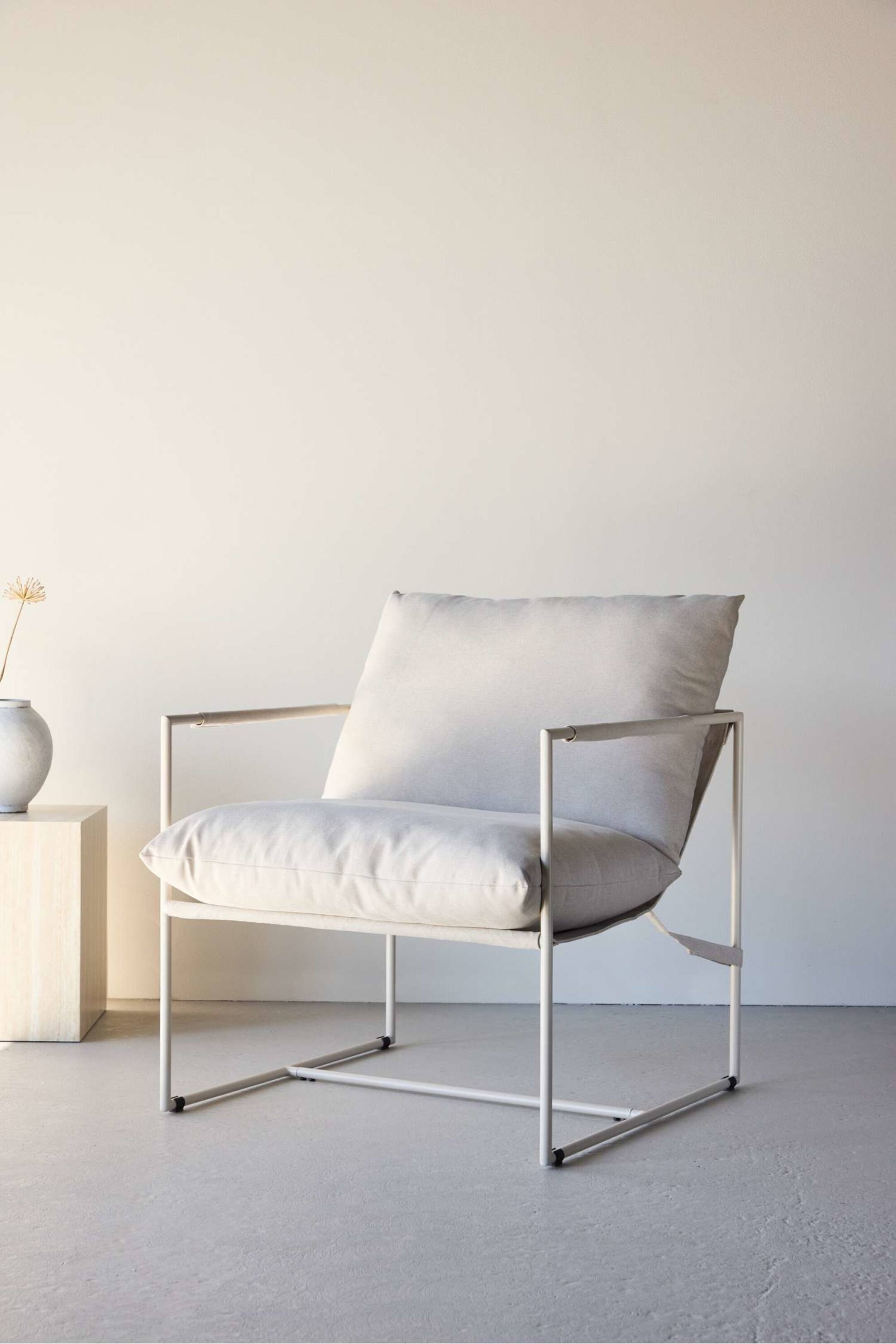 Zobacz większy obraz: Fotel Joline - Len Poliestrowy, Beżowy - Venture Home - HOME | H&M PL 1