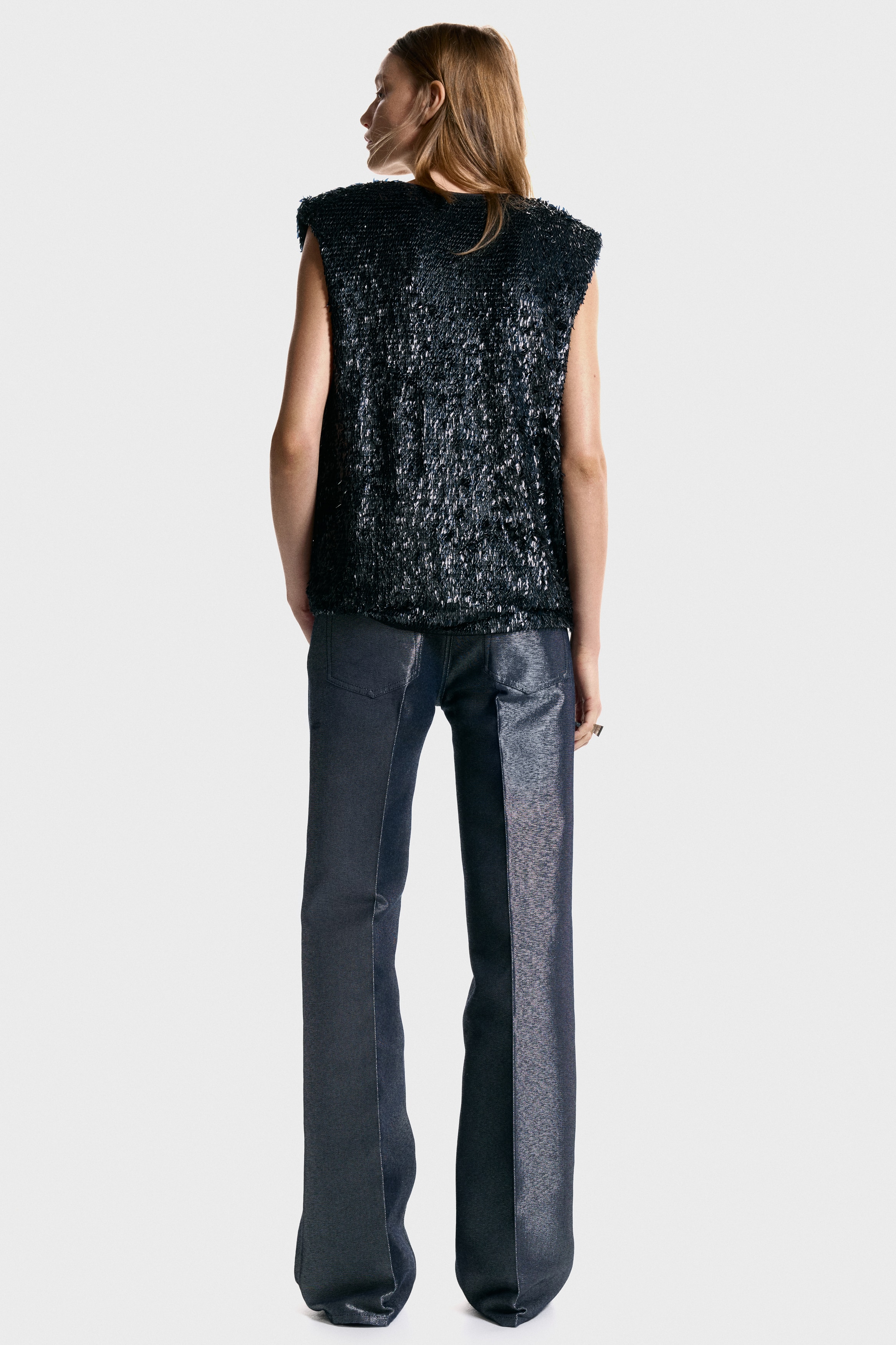 Shimmering jeans