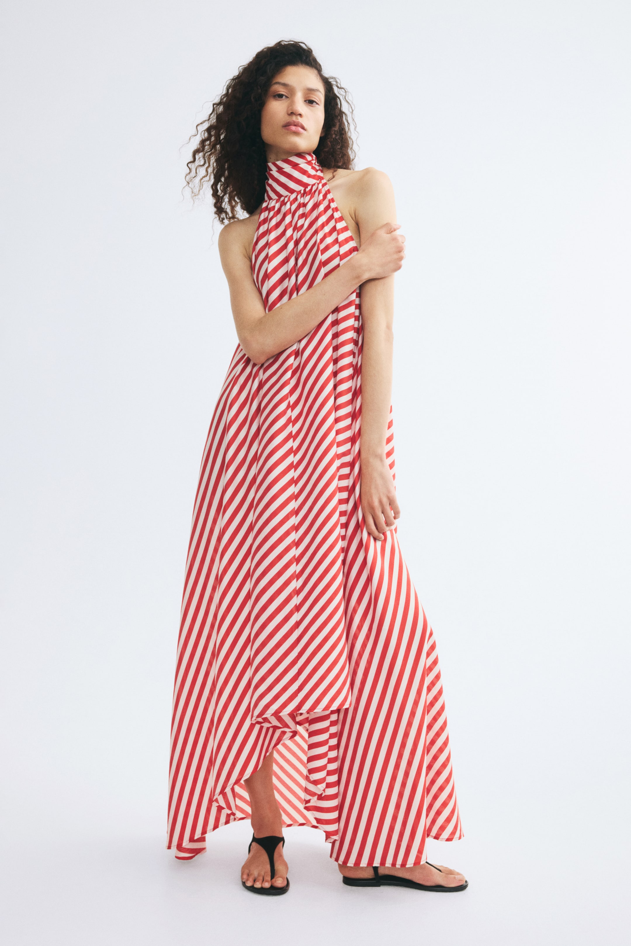 Tie-Detail A-Line Dress