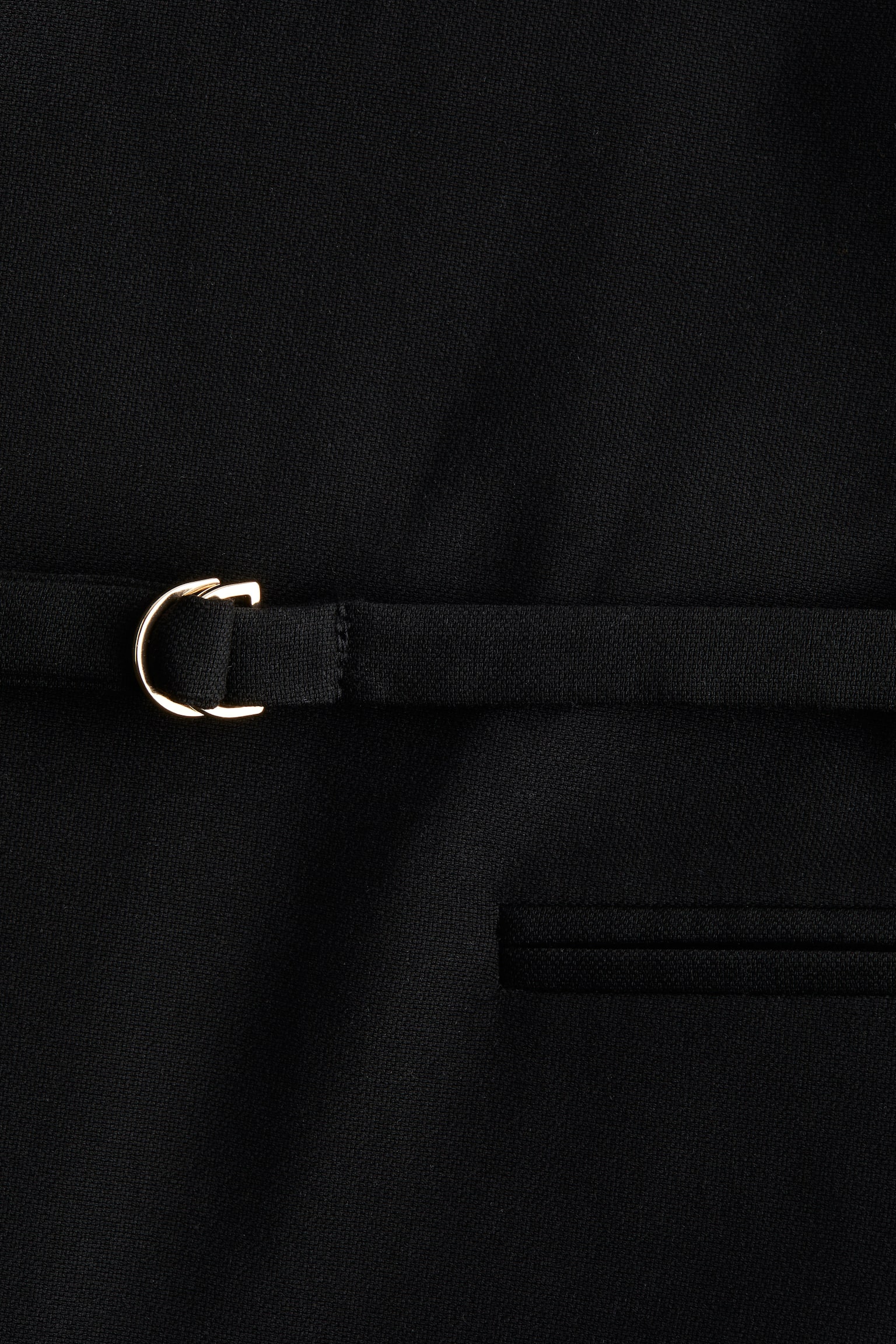 Belted blazer - Black - 5