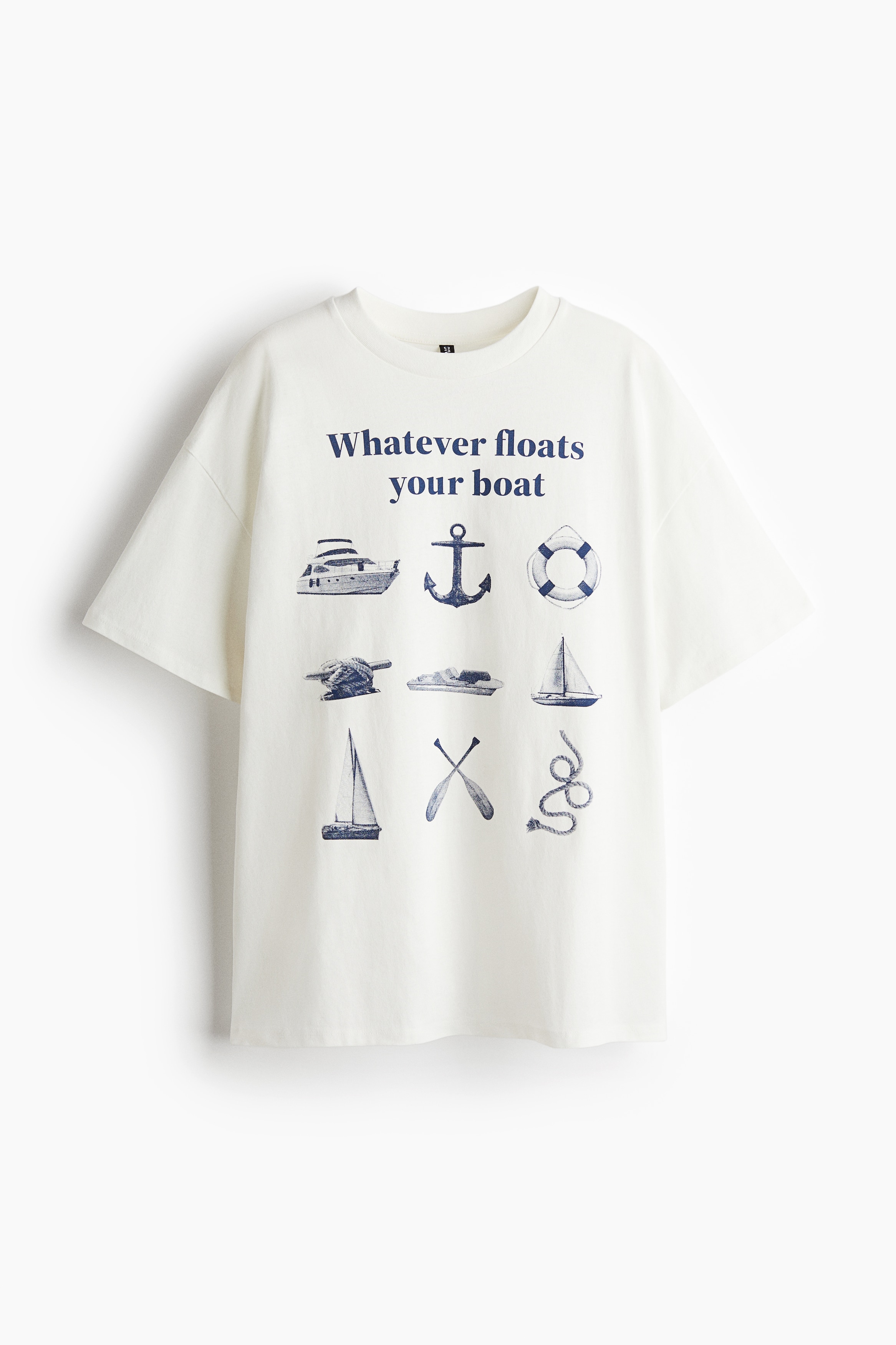 シェリ♡ Women's Light dusty pink/Ma Chérie Oversized T-Shirt with Motif